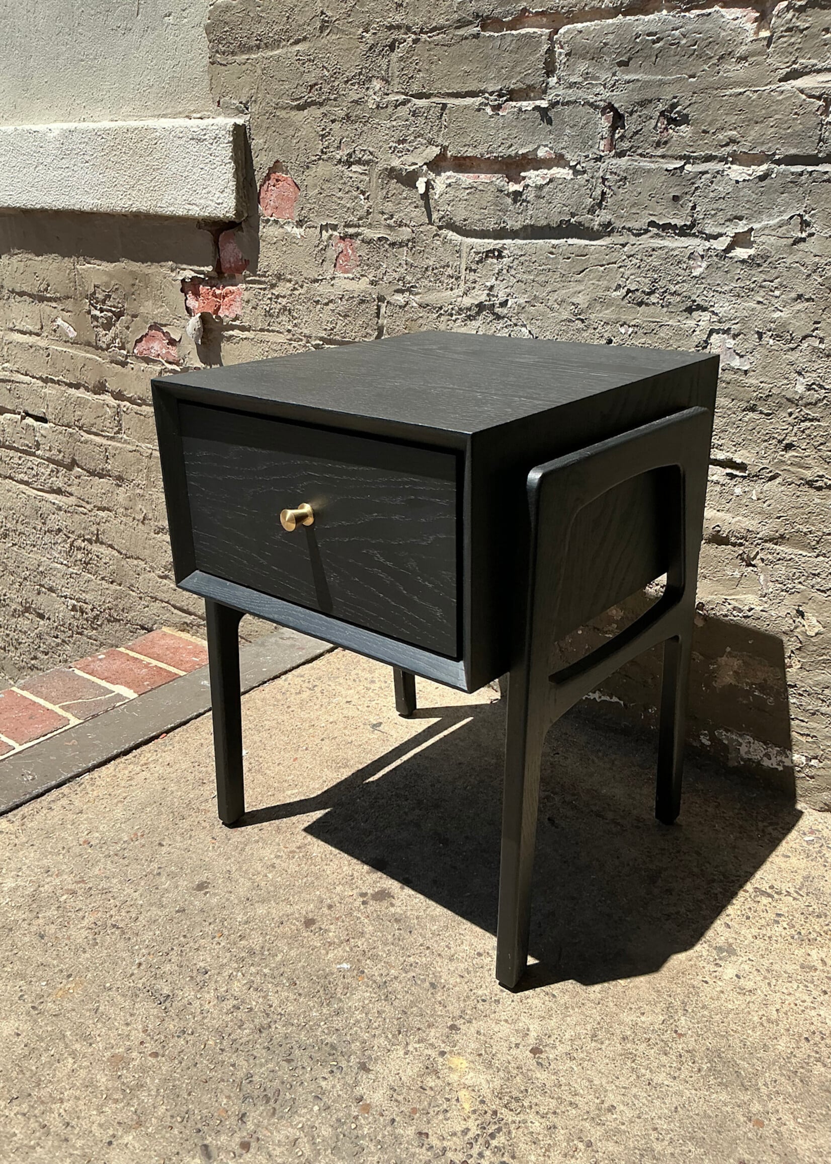GOODWOOD Ebonized MCM Style Nightstand
