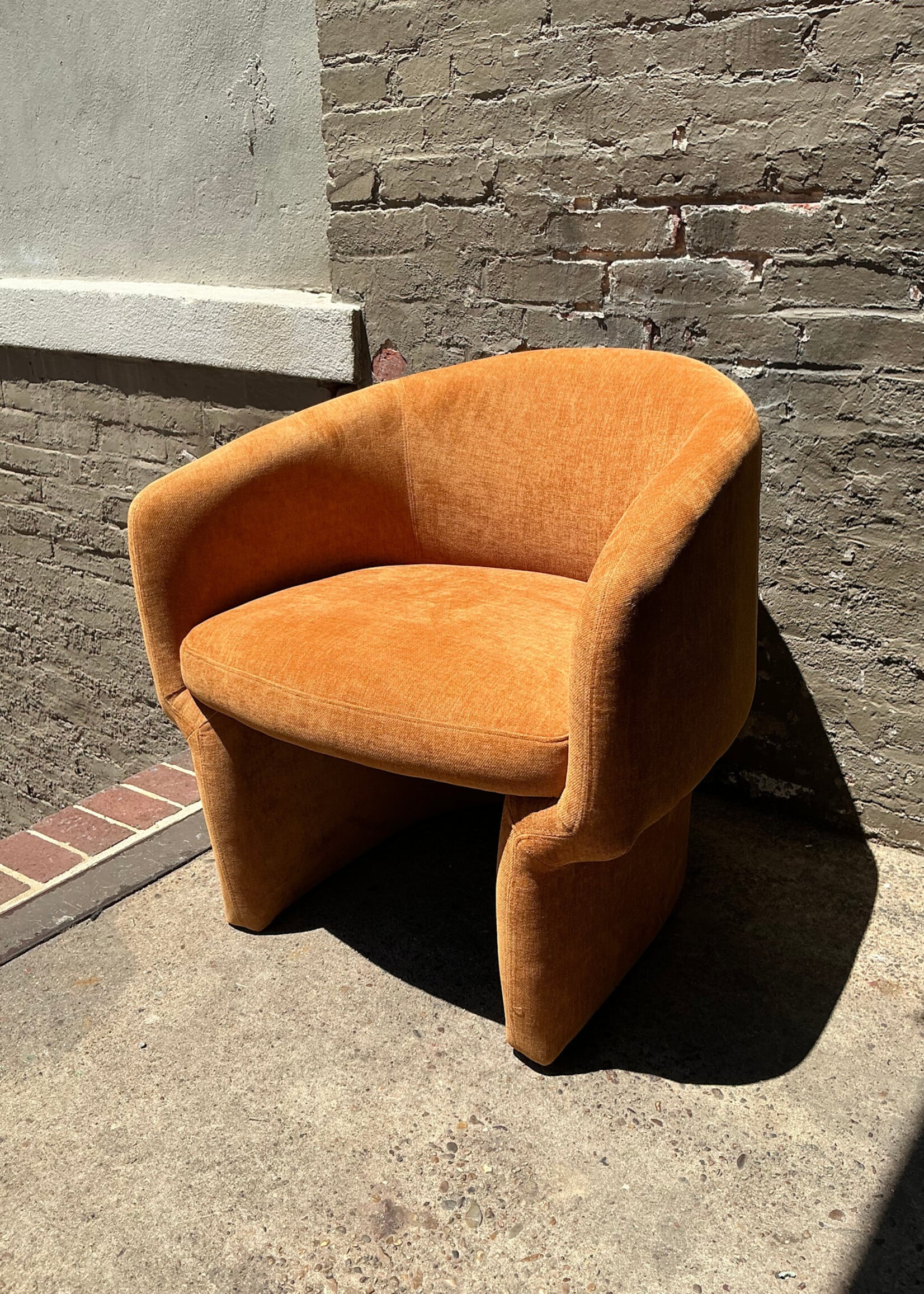 GOODWOOD Postmodern Style Lounge Chair, Orange