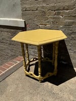 GOODWOOD Vintage Mustard Painted Side Table