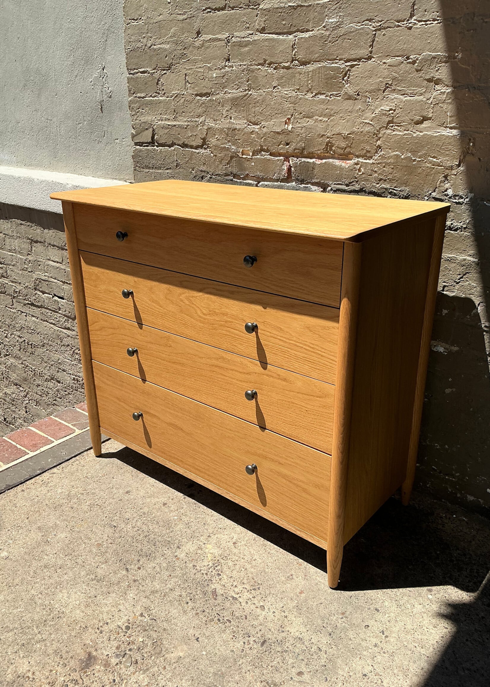 GOODWOOD MCM Style Oak Chest of Drawers