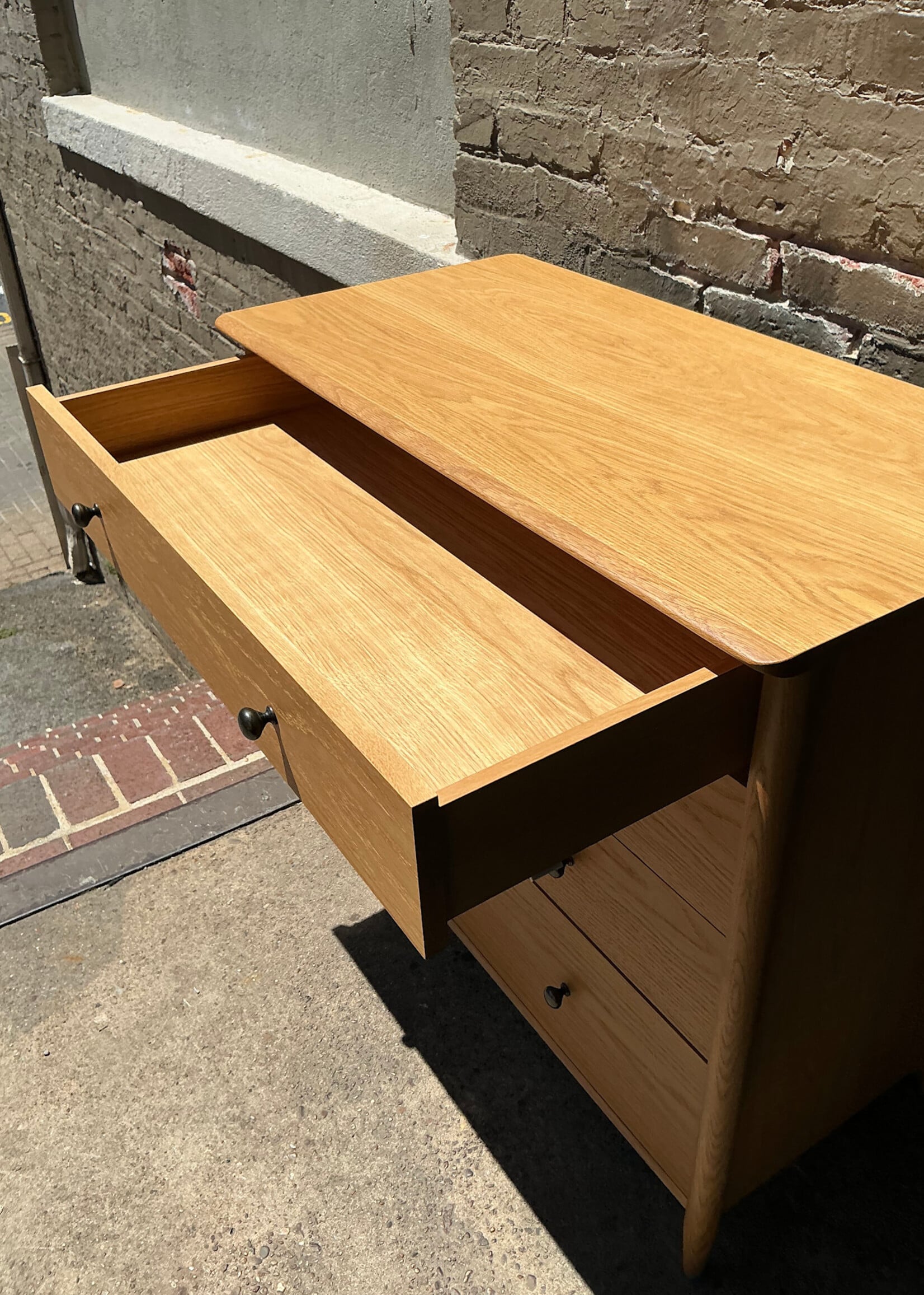 GOODWOOD MCM Style Oak Chest of Drawers