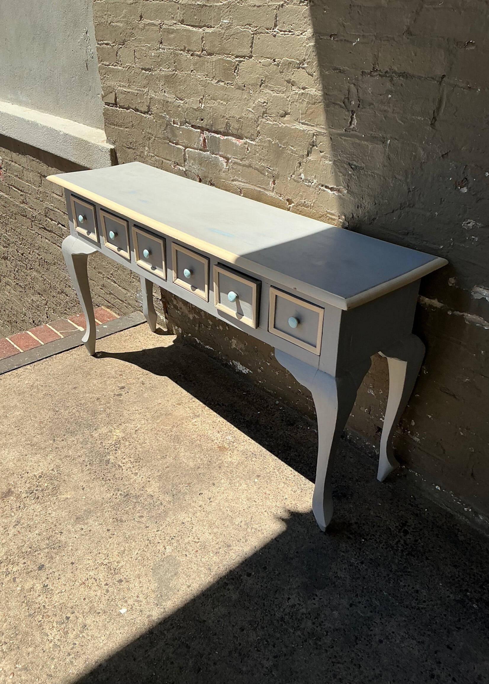 GOODWOOD French Blue Painted Console
