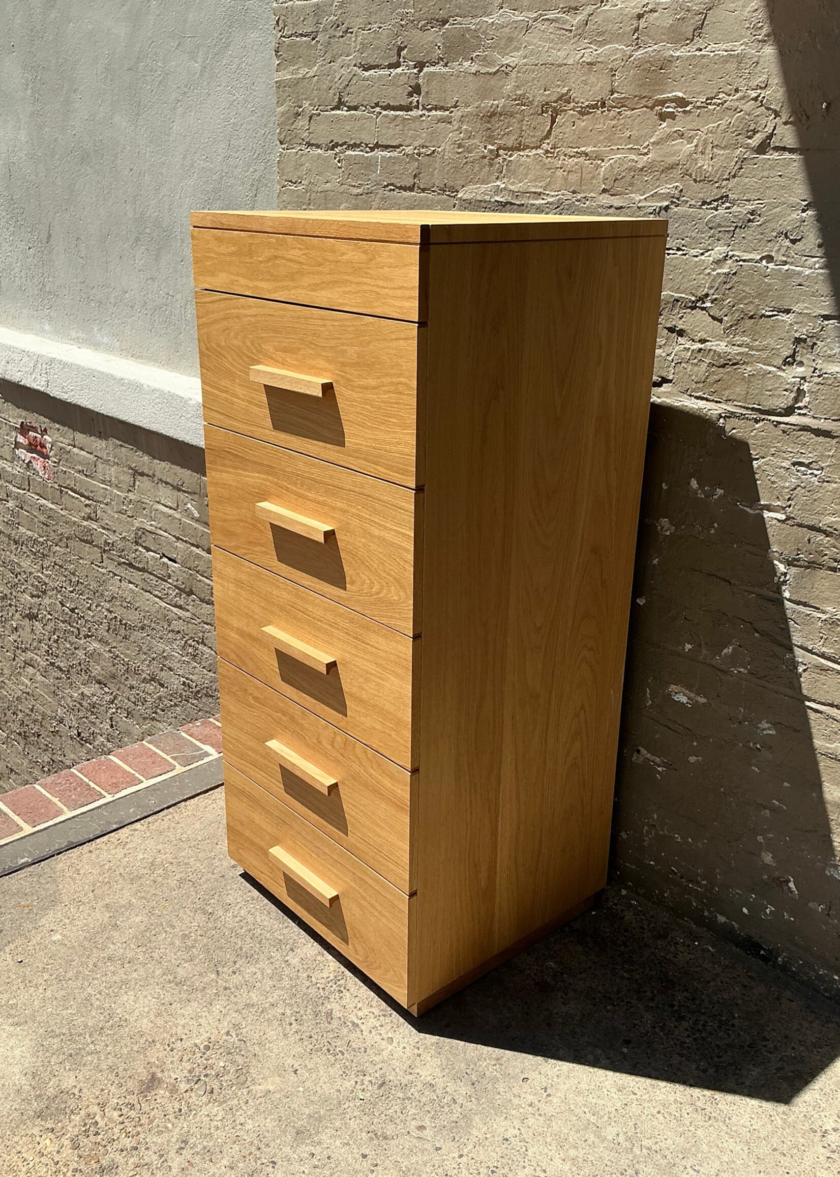 GOODWOOD Modern Oak Chest of Drawers with Vanity Top