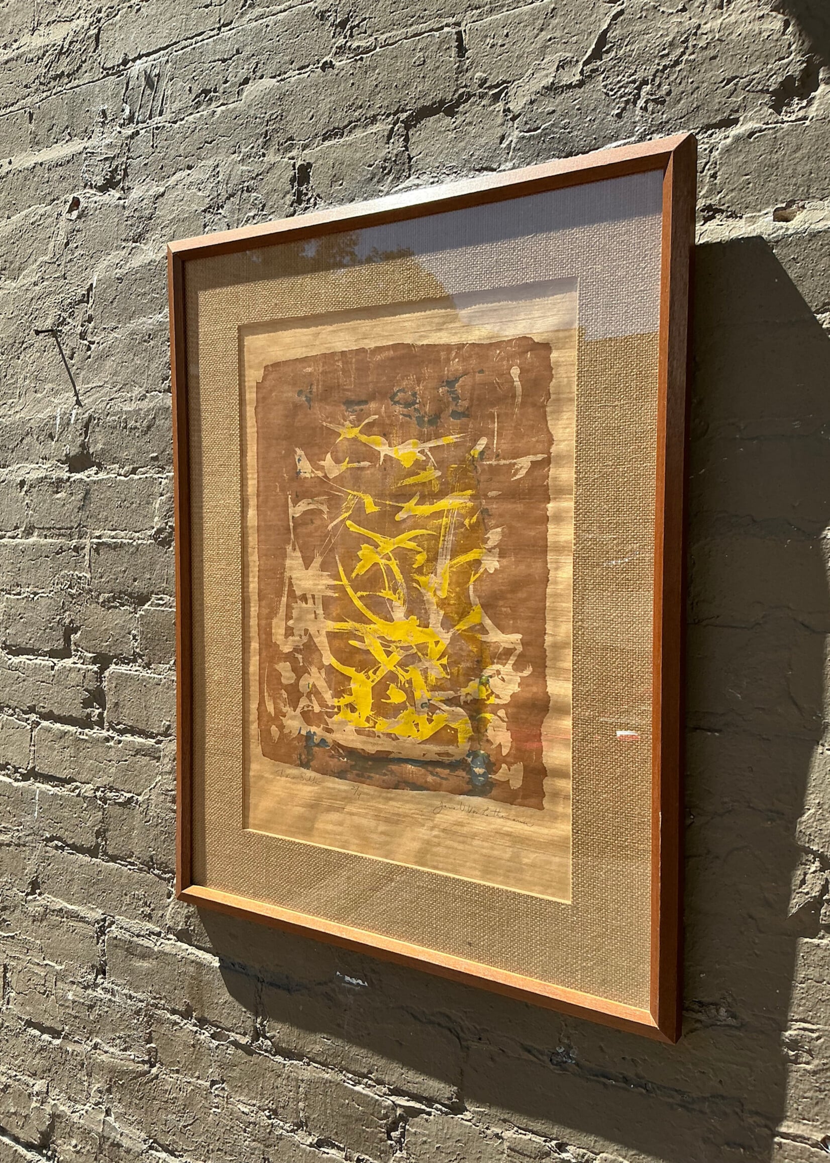 GOODWOOD Raw Silk, Signed Lithograph