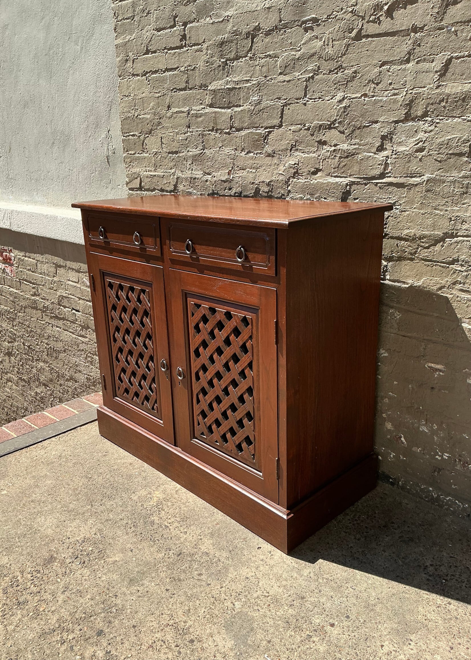 GOODWOOD Carved Mahogany Server
