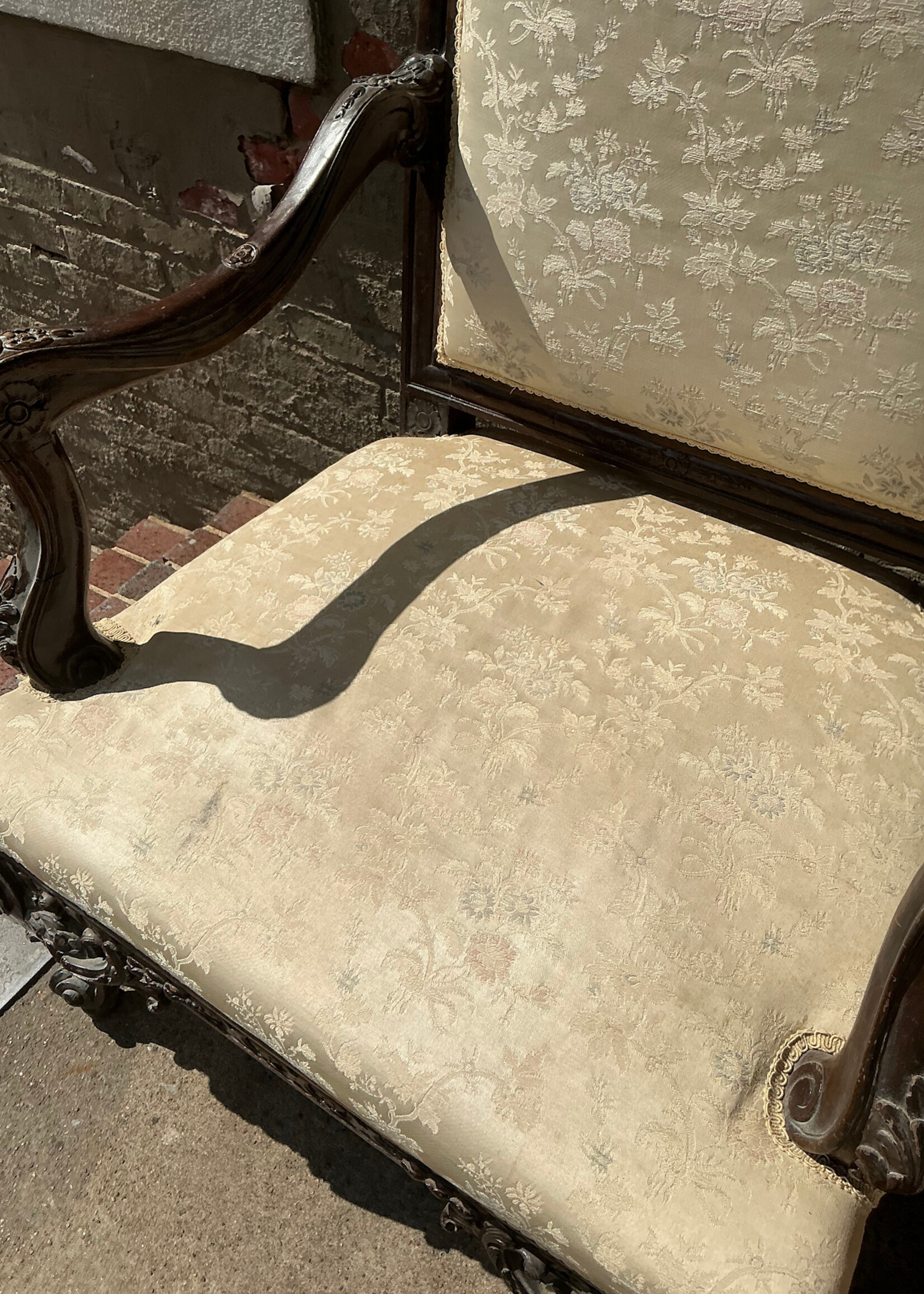 GOODWOOD Pair of Large-scale Antique Armchairs