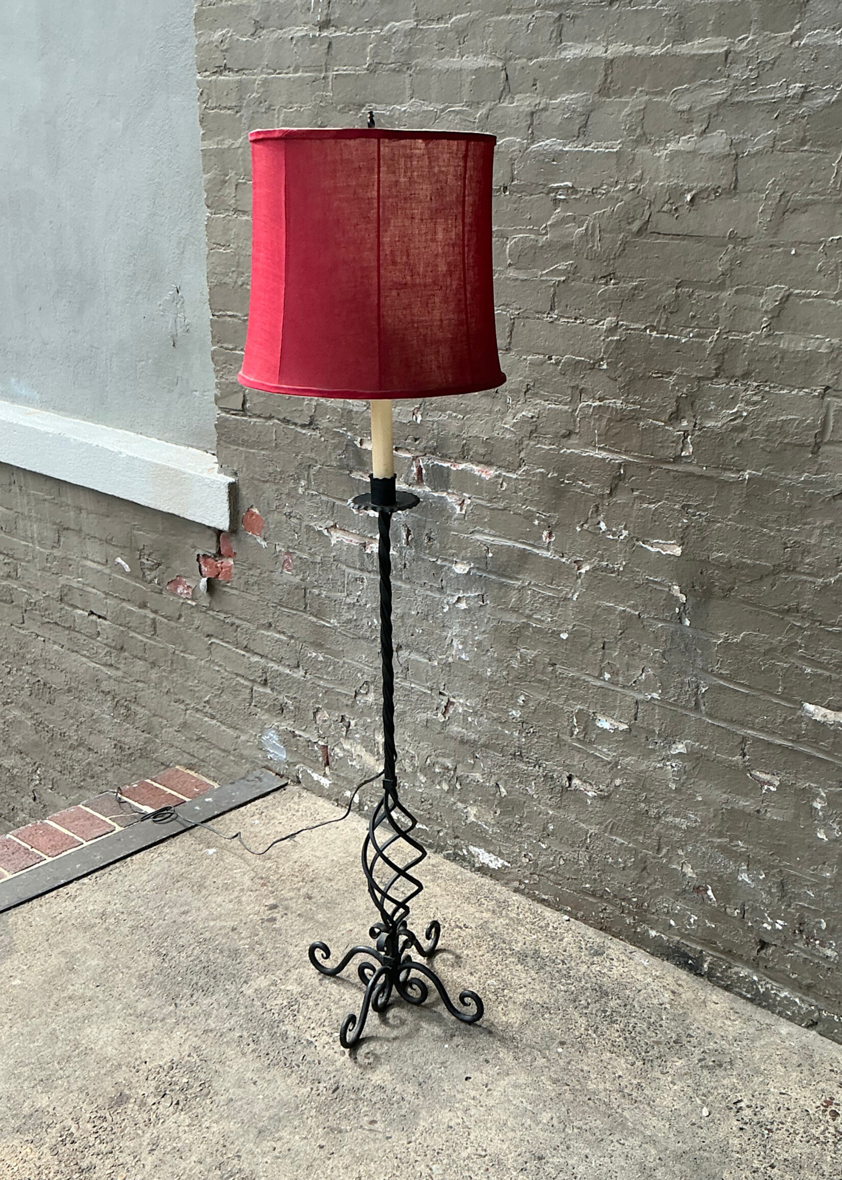 GOODWOOD Vintage Wrought Iron Floor Lamp