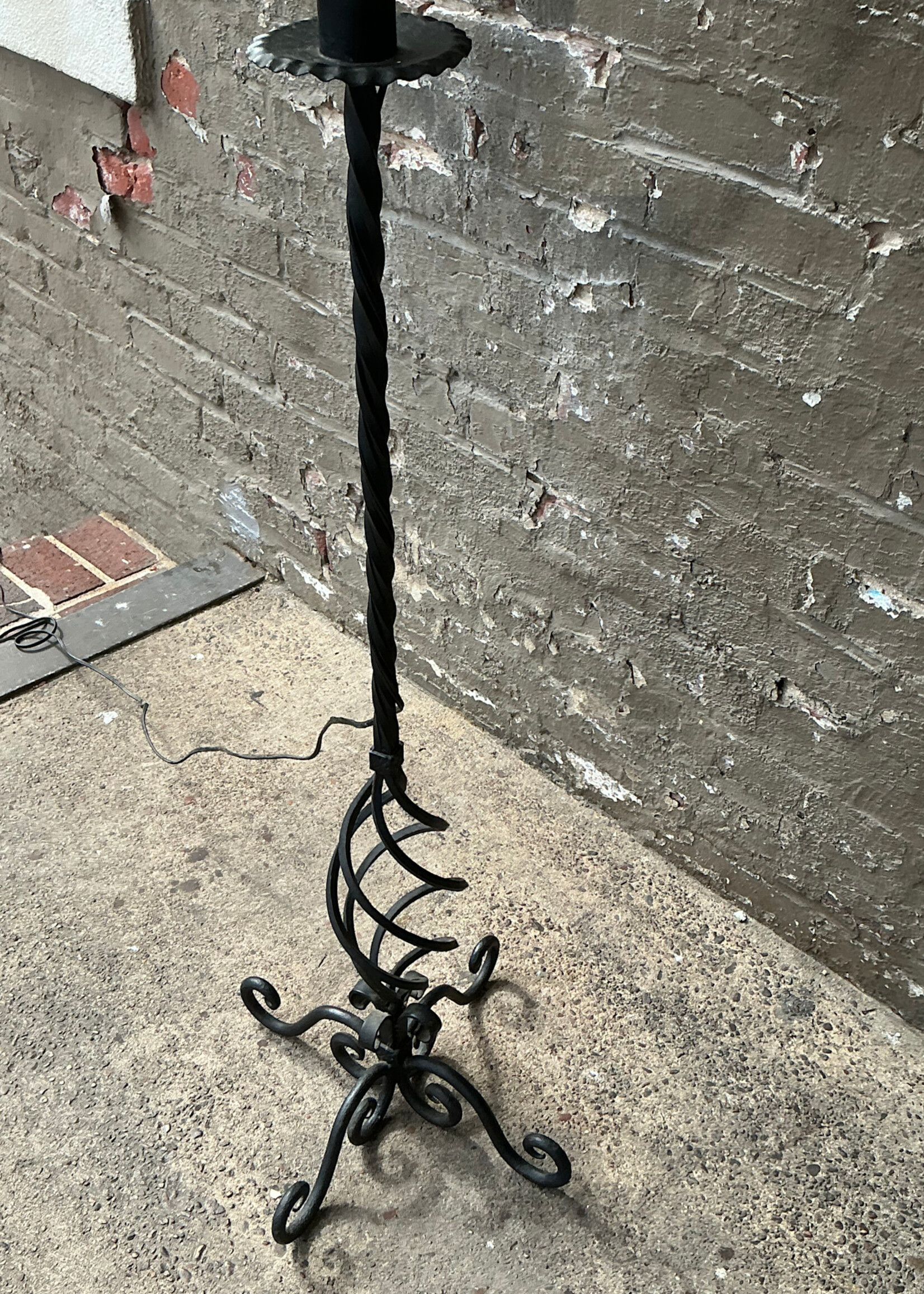 GOODWOOD Vintage Wrought Iron Floor Lamp