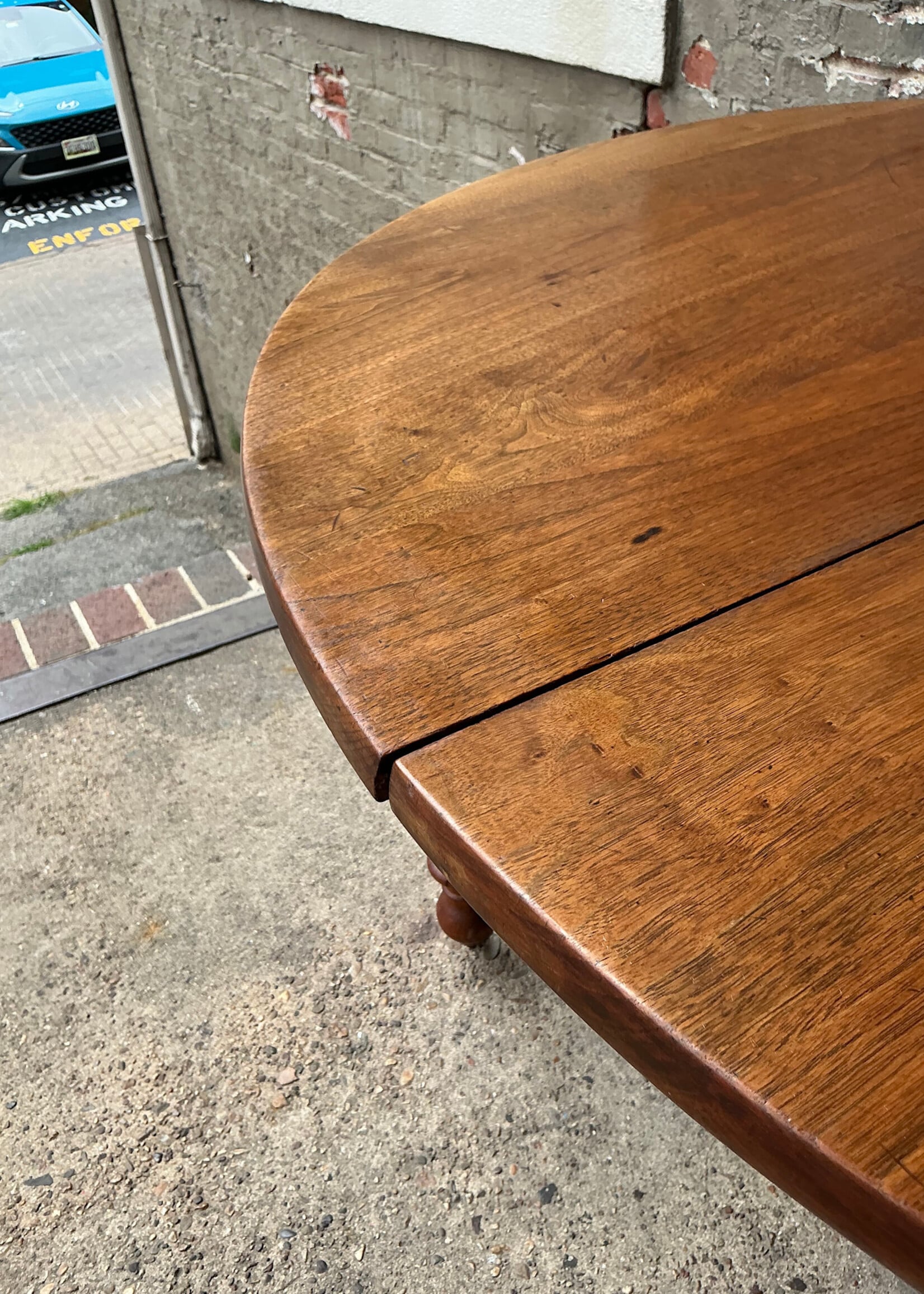 GOODWOOD Antique Walnut Dining Table w/One Leaf