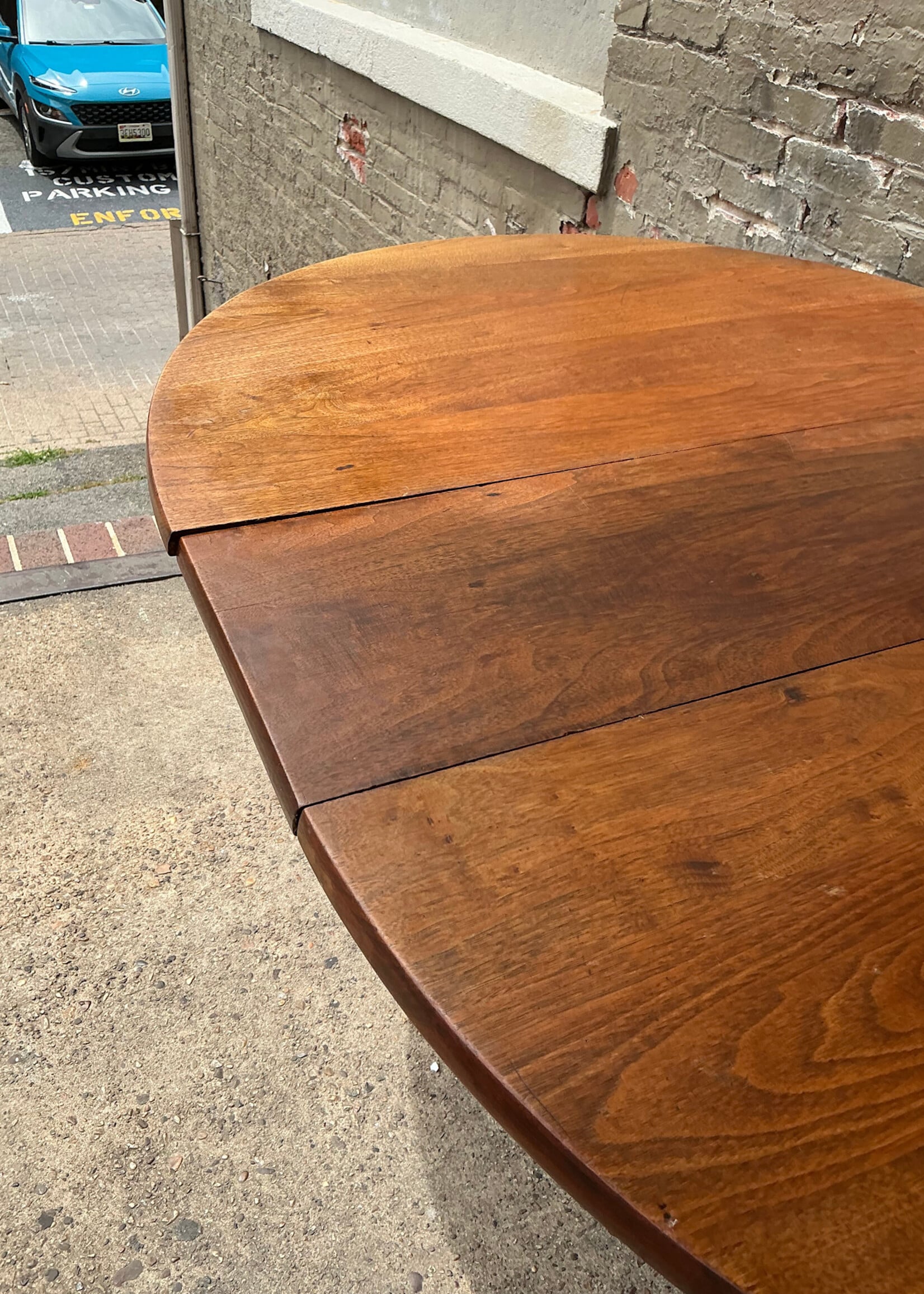 GOODWOOD Antique Walnut Dining Table w/One Leaf