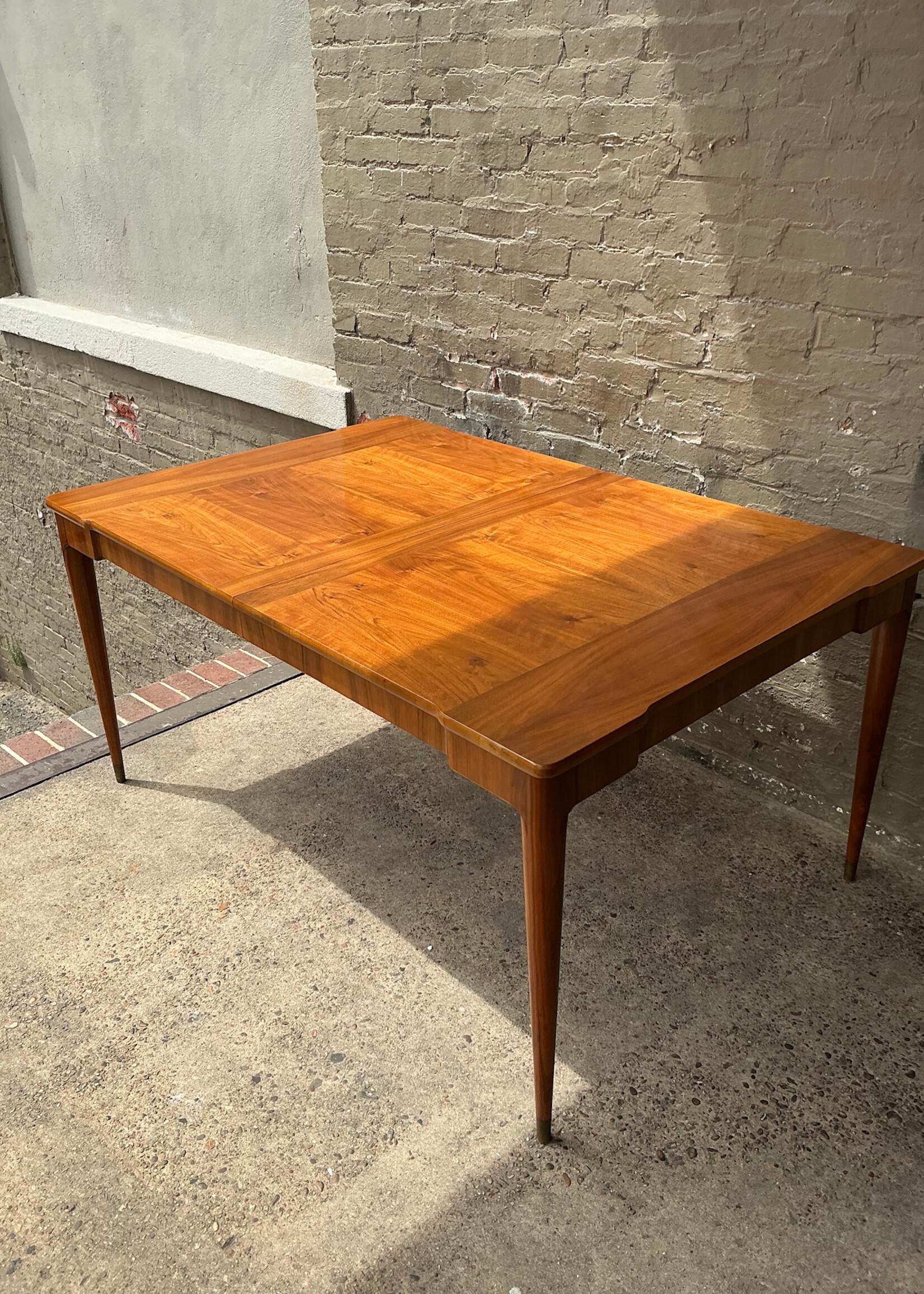 GOODWOOD Mid Century Walnut Extension Table w/Three Leaves
