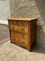 GOODWOOD Antique  Arts and Crafts Chestnut Chest of Drawers