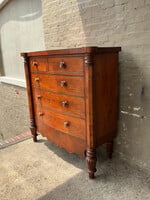 GOODWOOD Irish Mahogany Chest of Drawers, ca. 1820