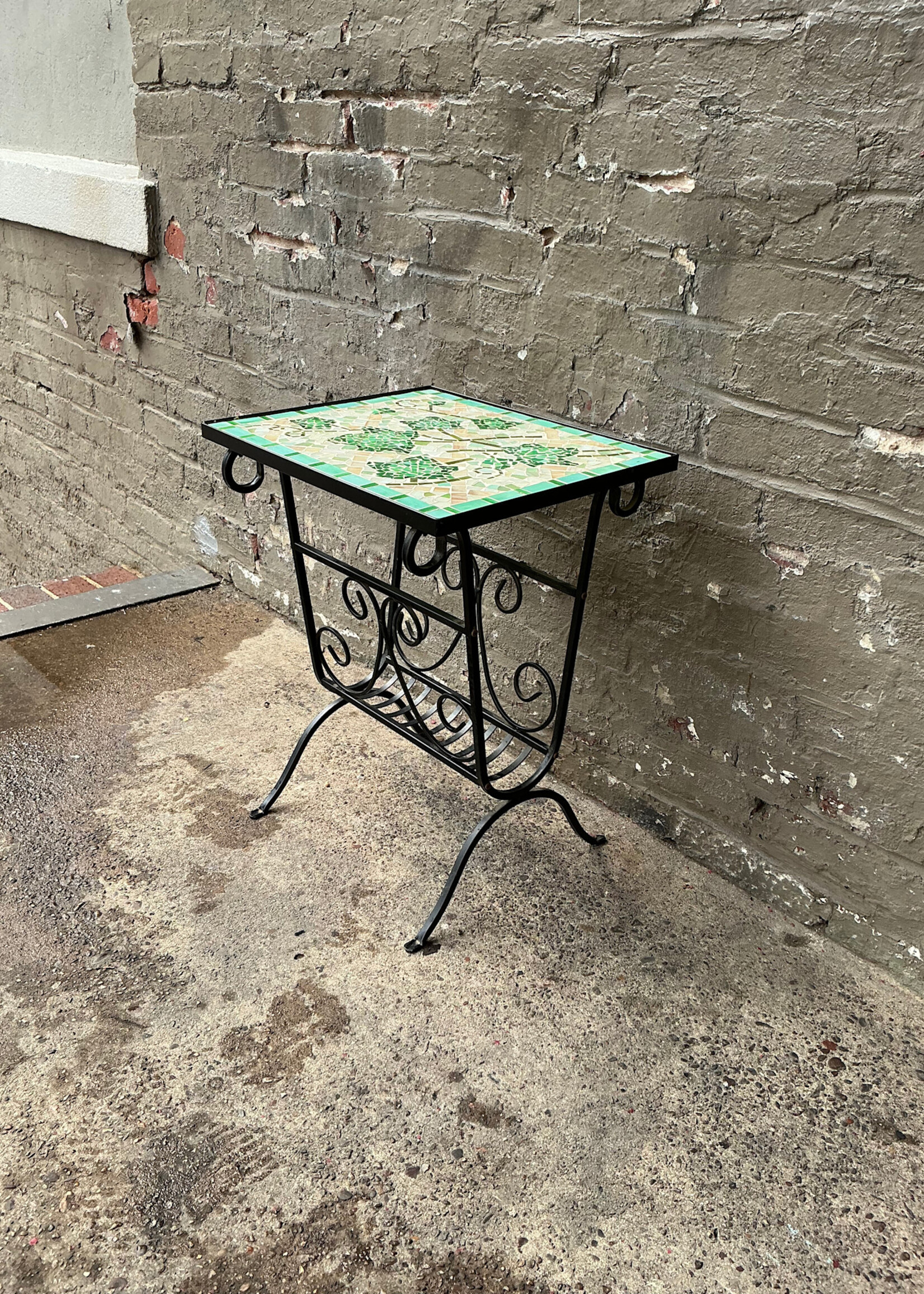 GOODWOOD Glass Mosaic Magazine Table