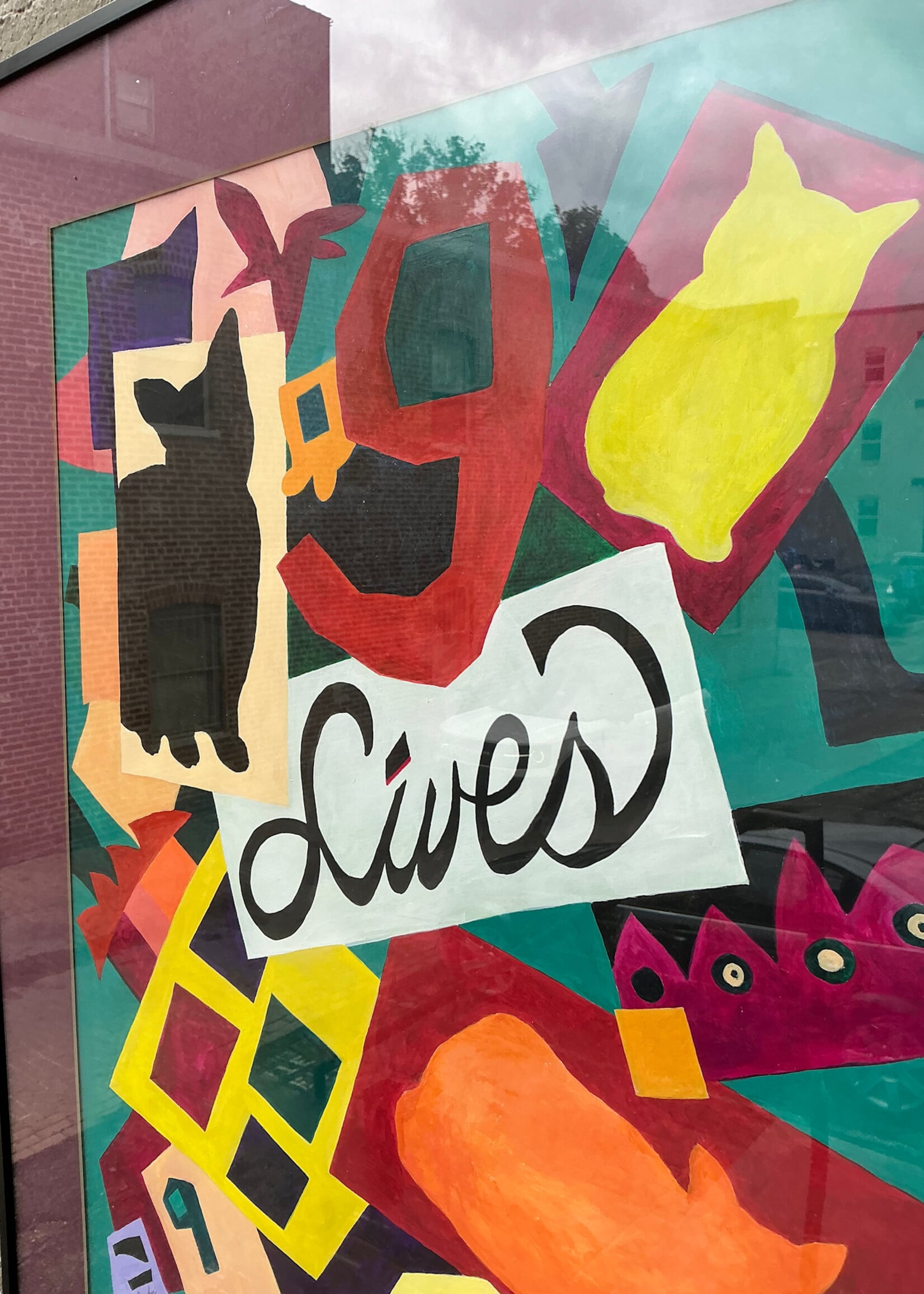 GOODWOOD 9 Lives, Acrylic on Paper, McGaughy