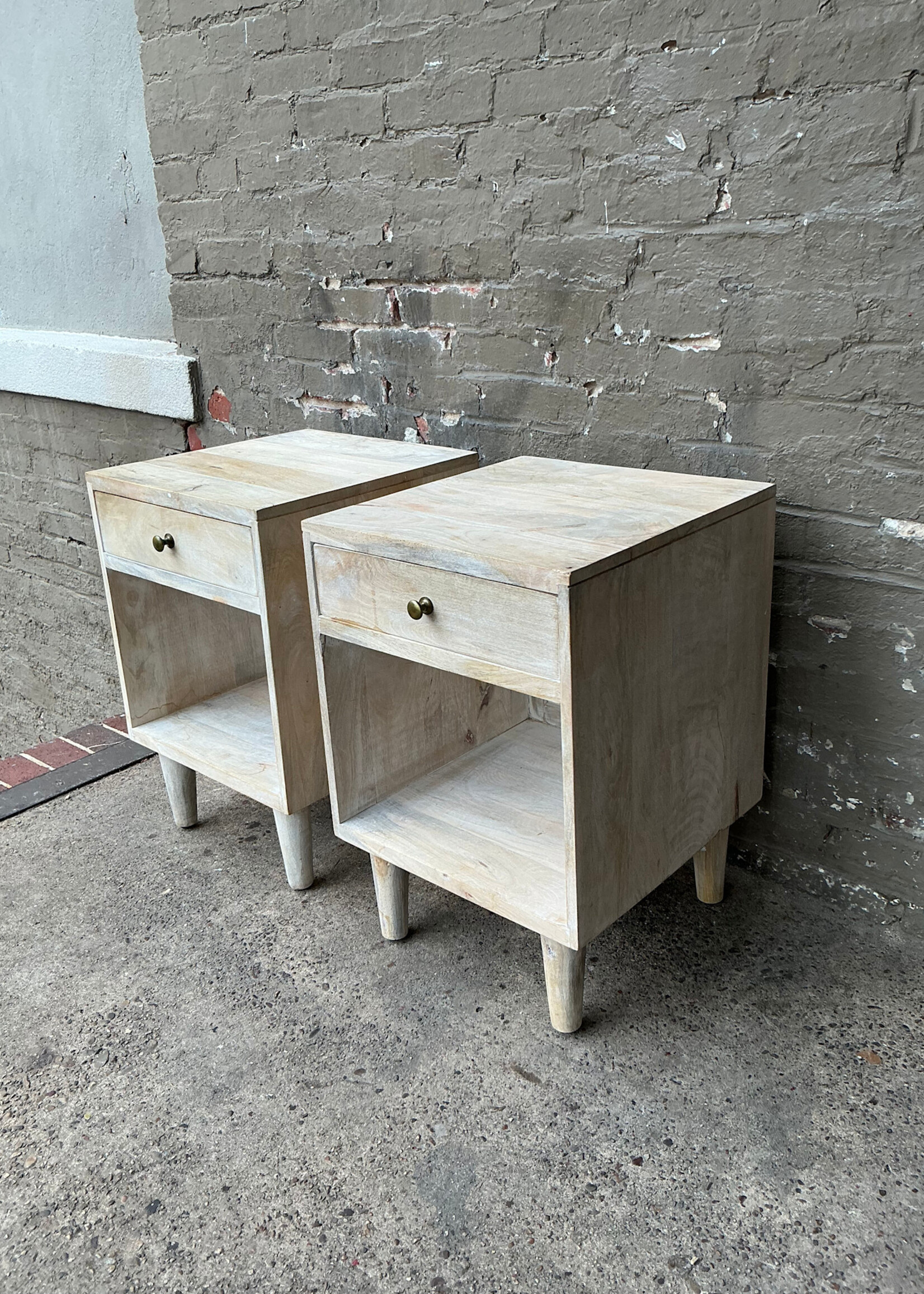 GOODWOOD Pair of MCM Style Nightstands
