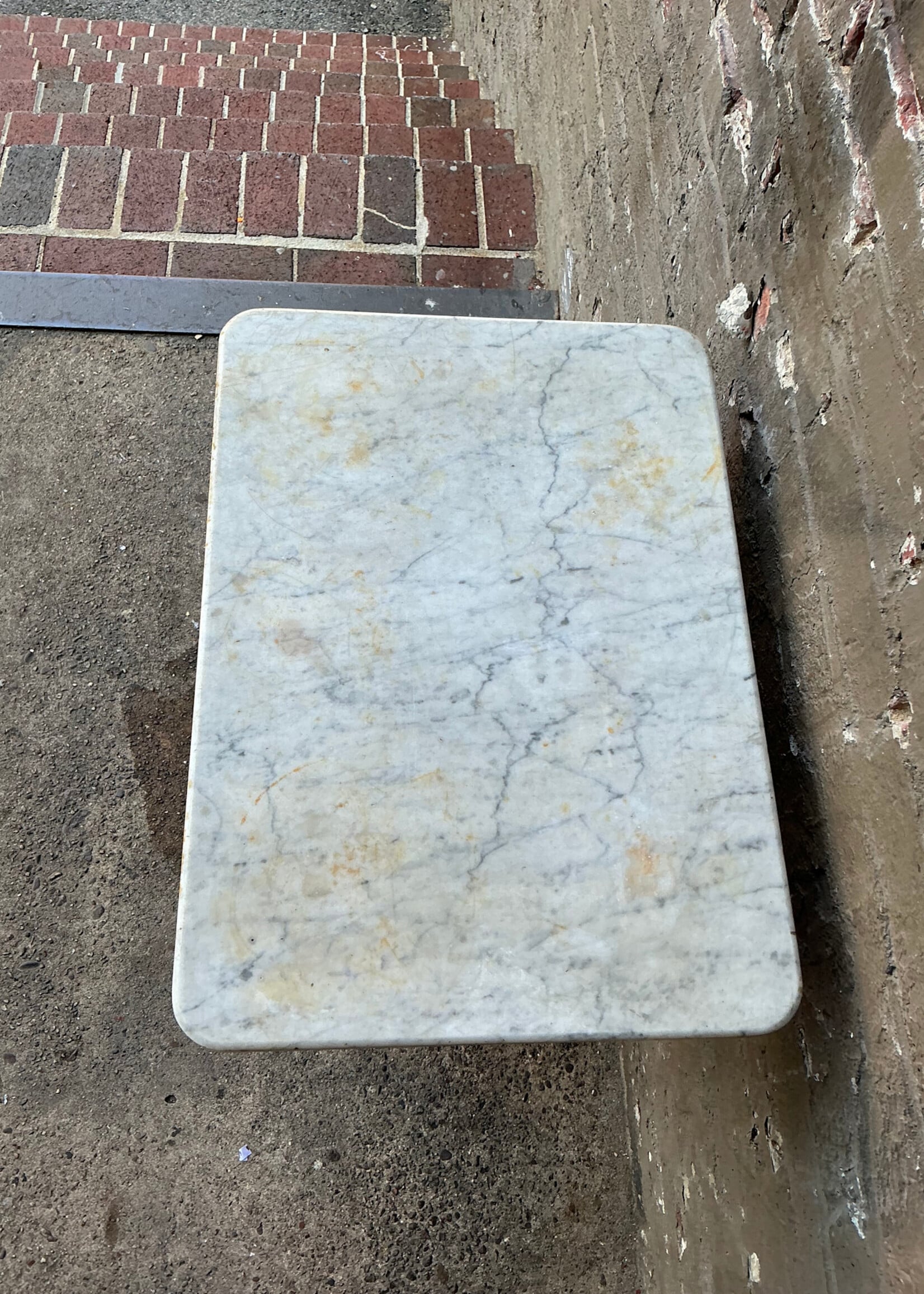 GOODWOOD Small Victorian Marble Top Parlor Table