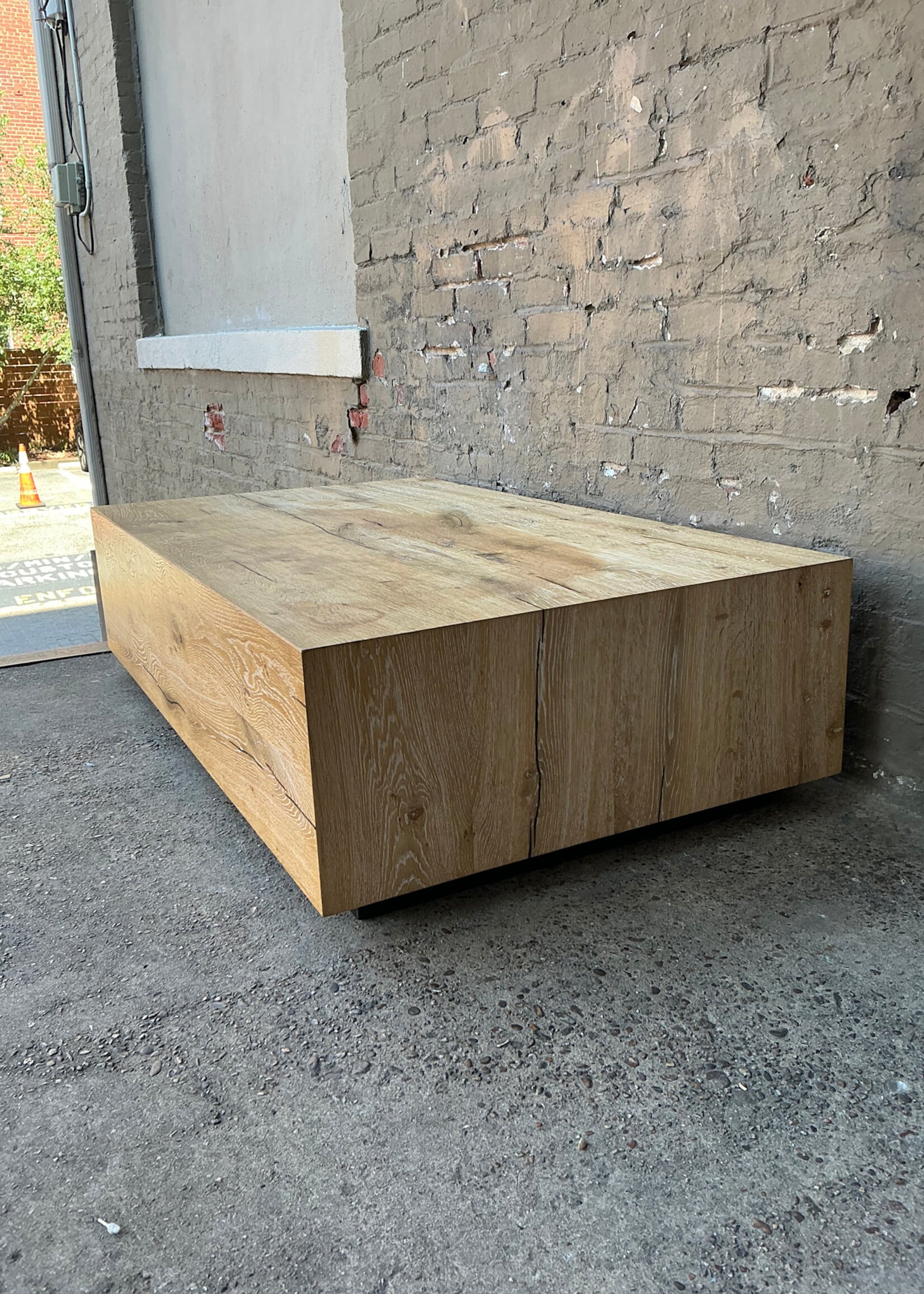 GOODWOOD Modern Cerused Oak Coffee Table
