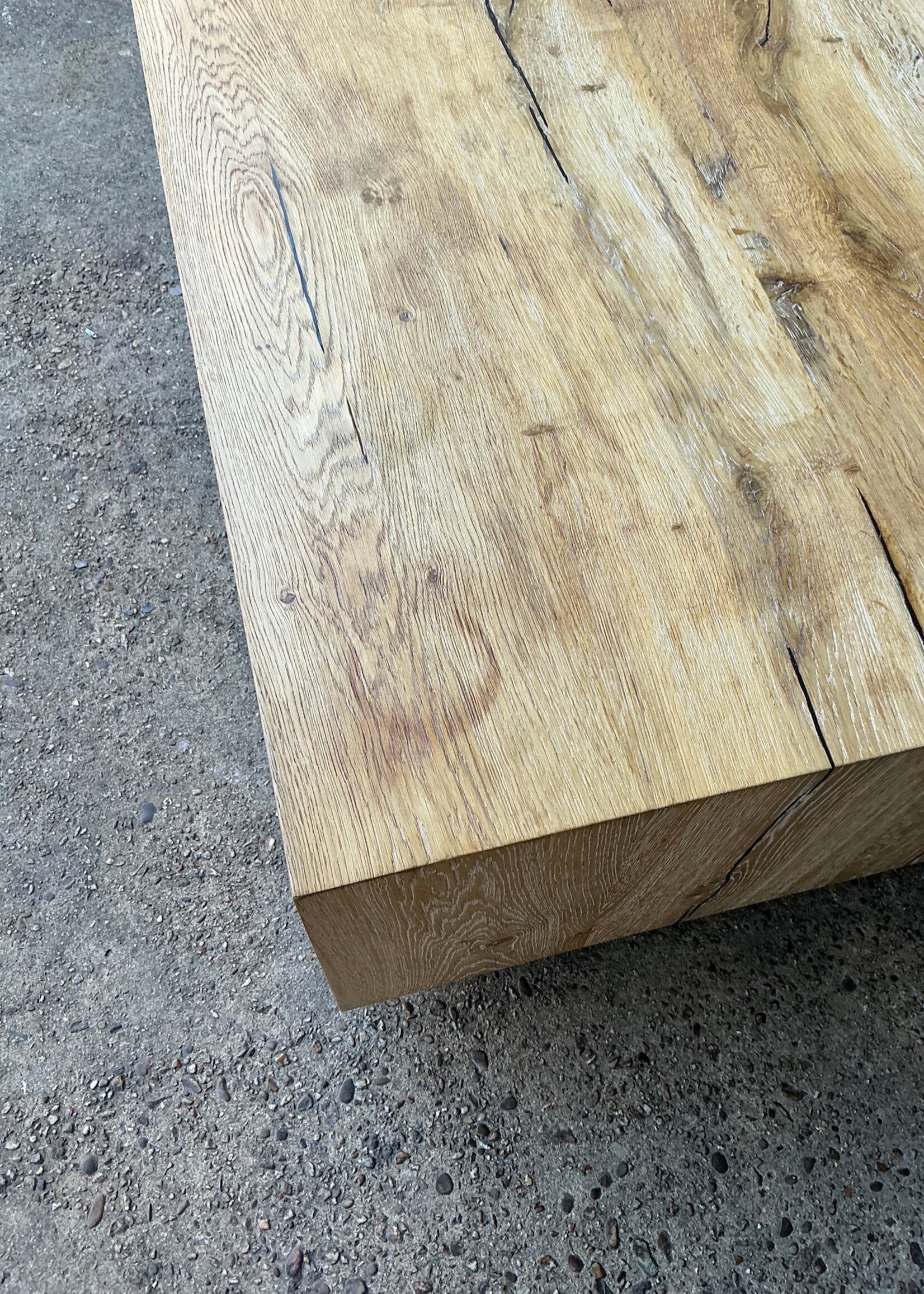 GOODWOOD Modern Cerused Oak Coffee Table