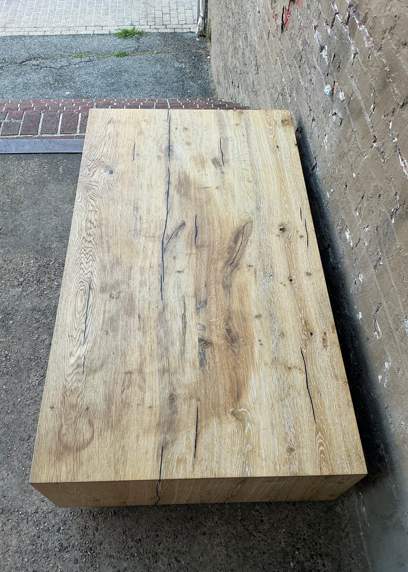 GOODWOOD Modern Cerused Oak Coffee Table
