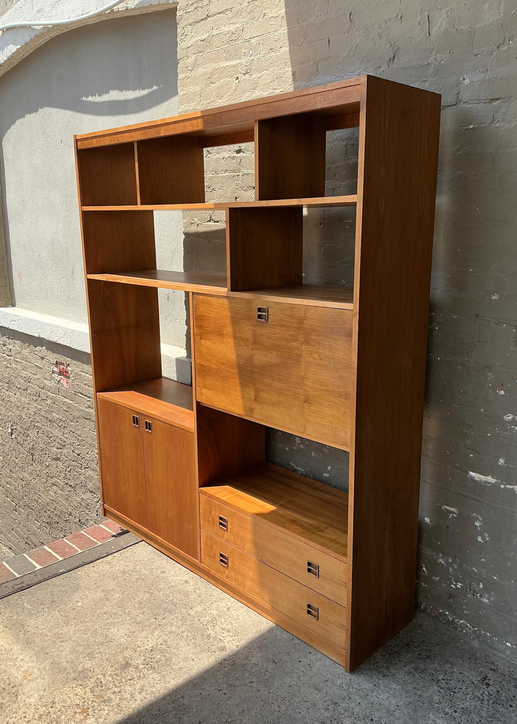 GOODWOOD Mid Century Walnut Wall Unit