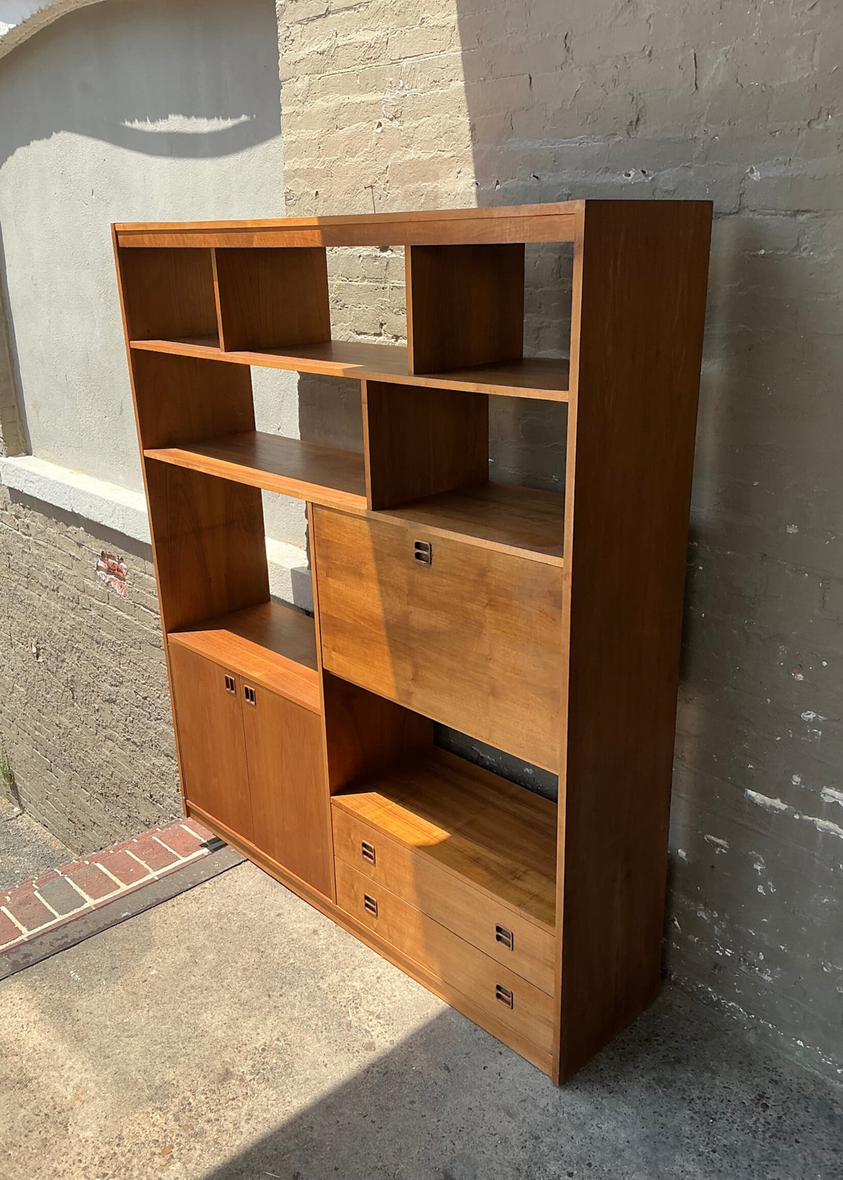 GOODWOOD Mid Century Walnut Wall Unit