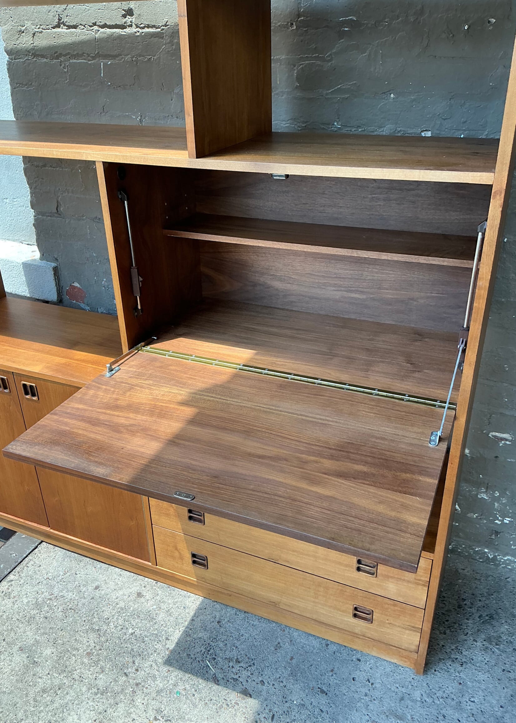 GOODWOOD Mid Century Walnut Wall Unit