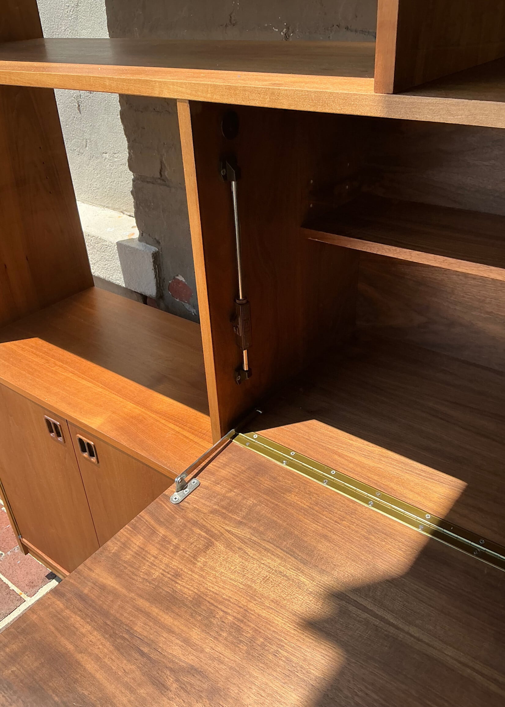 GOODWOOD Mid Century Walnut Wall Unit