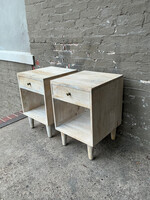 GOODWOOD Pair of MCM Style Nightstands