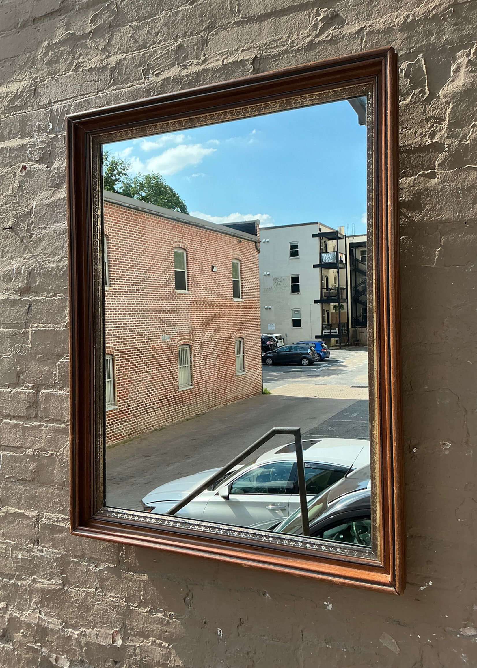 GOODWOOD Partial Gilt Antique Mirror