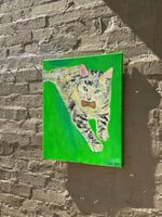 GOODWOOD Tabby Cat Oil on Canvas, Grill 2023