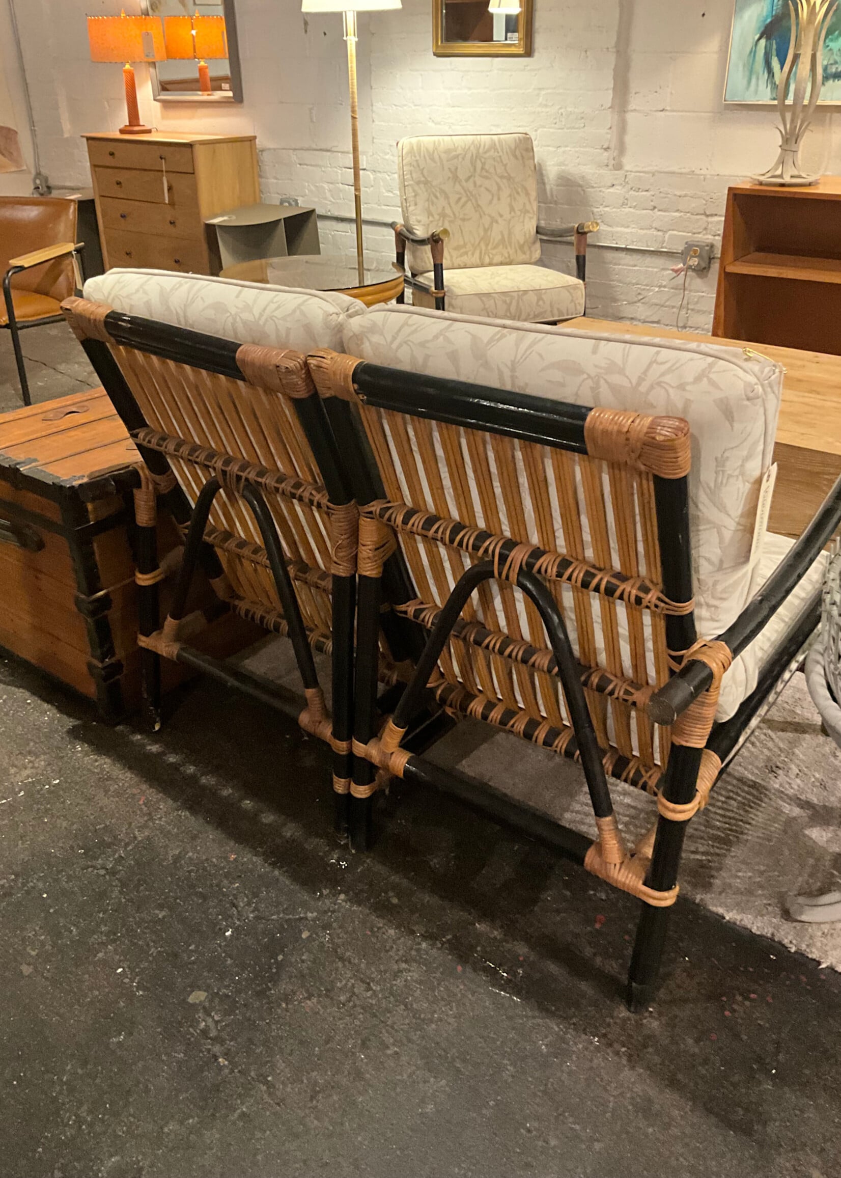 GOODWOOD Vintage Rattan Loveseat