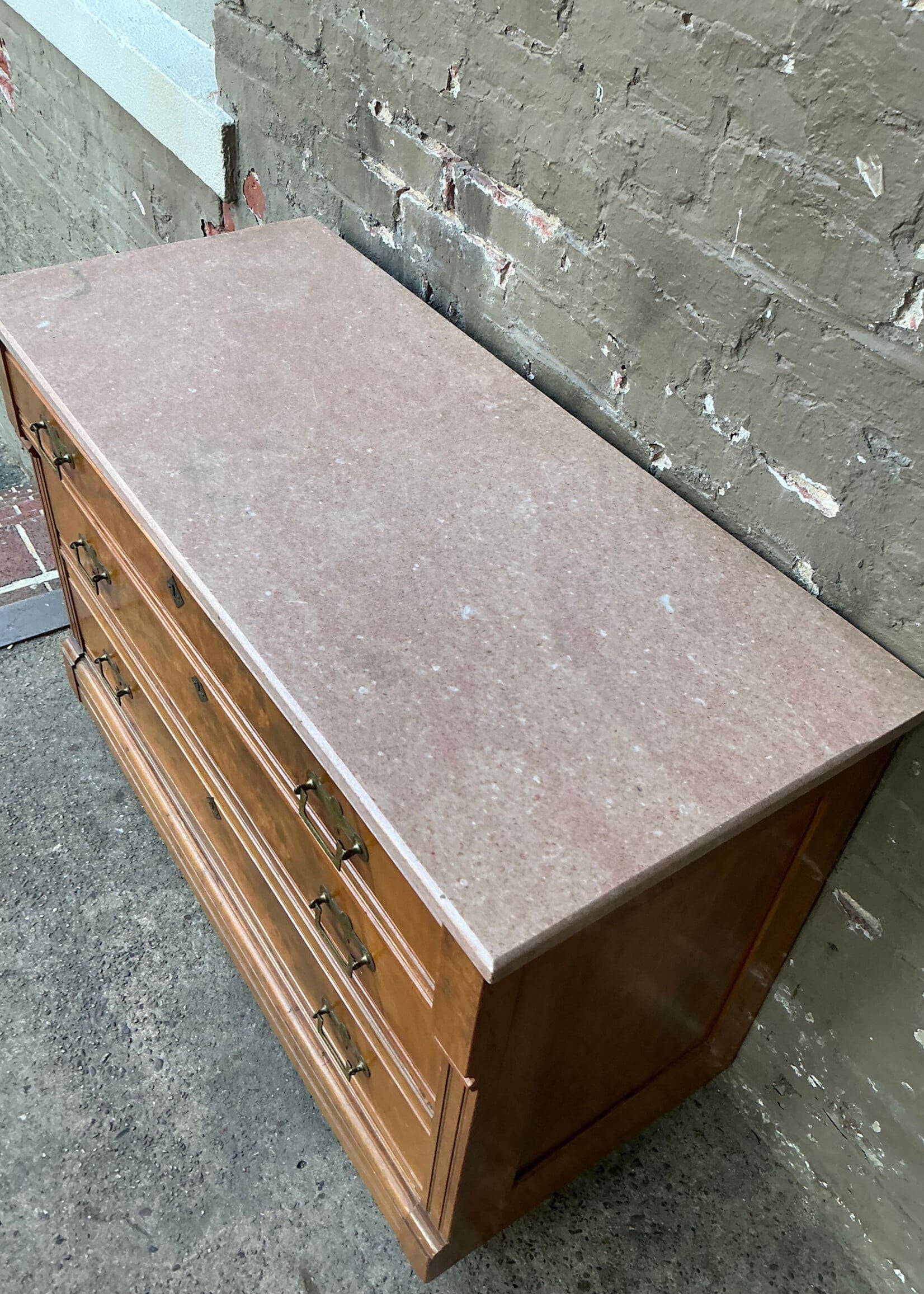 GOODWOOD Walnut Marble Top Dresser