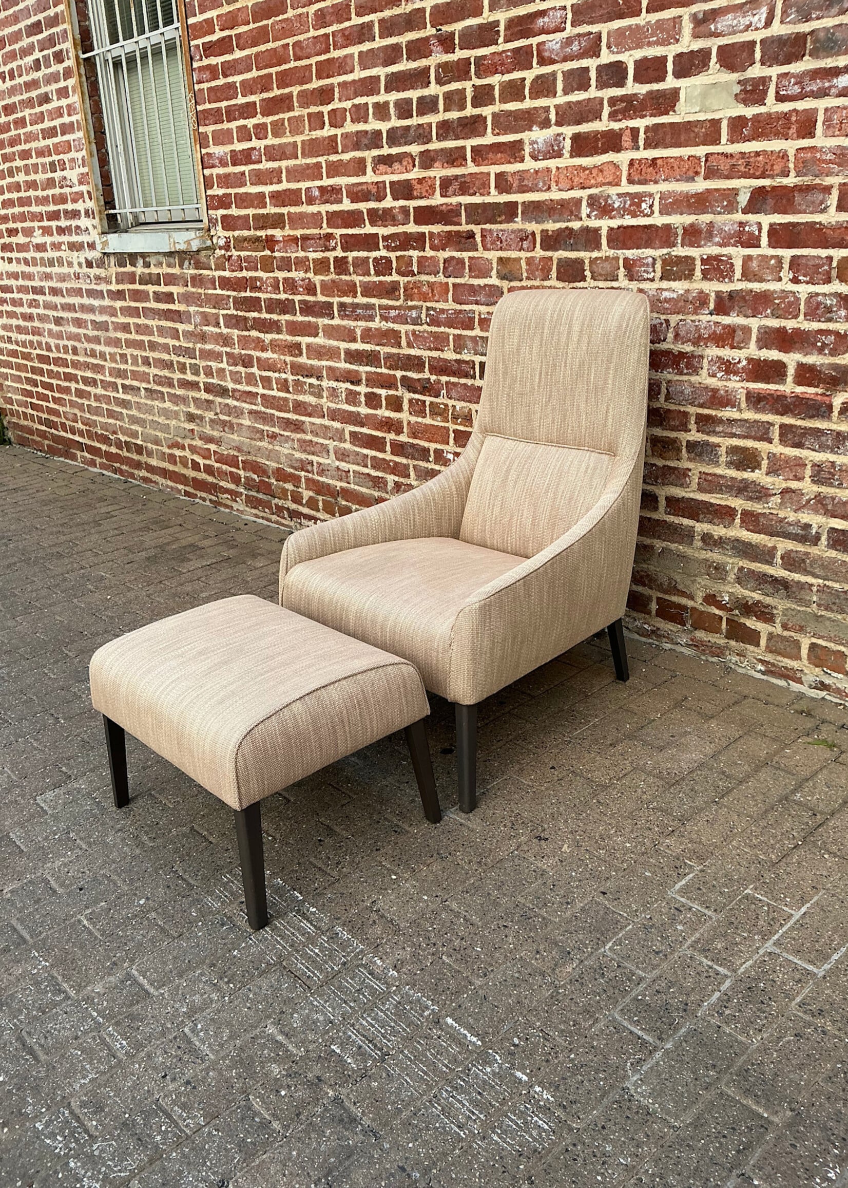GOODWOOD Ligne Roset Long Island Armchair & Ottoman