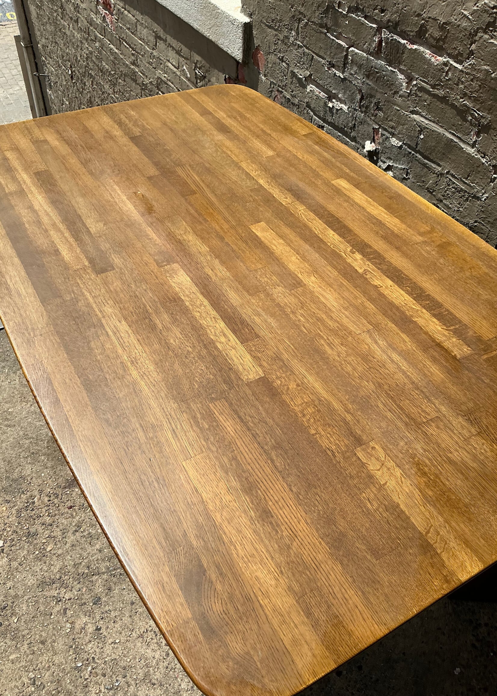 GOODWOOD Modern Solid Oak Butcher Block Table