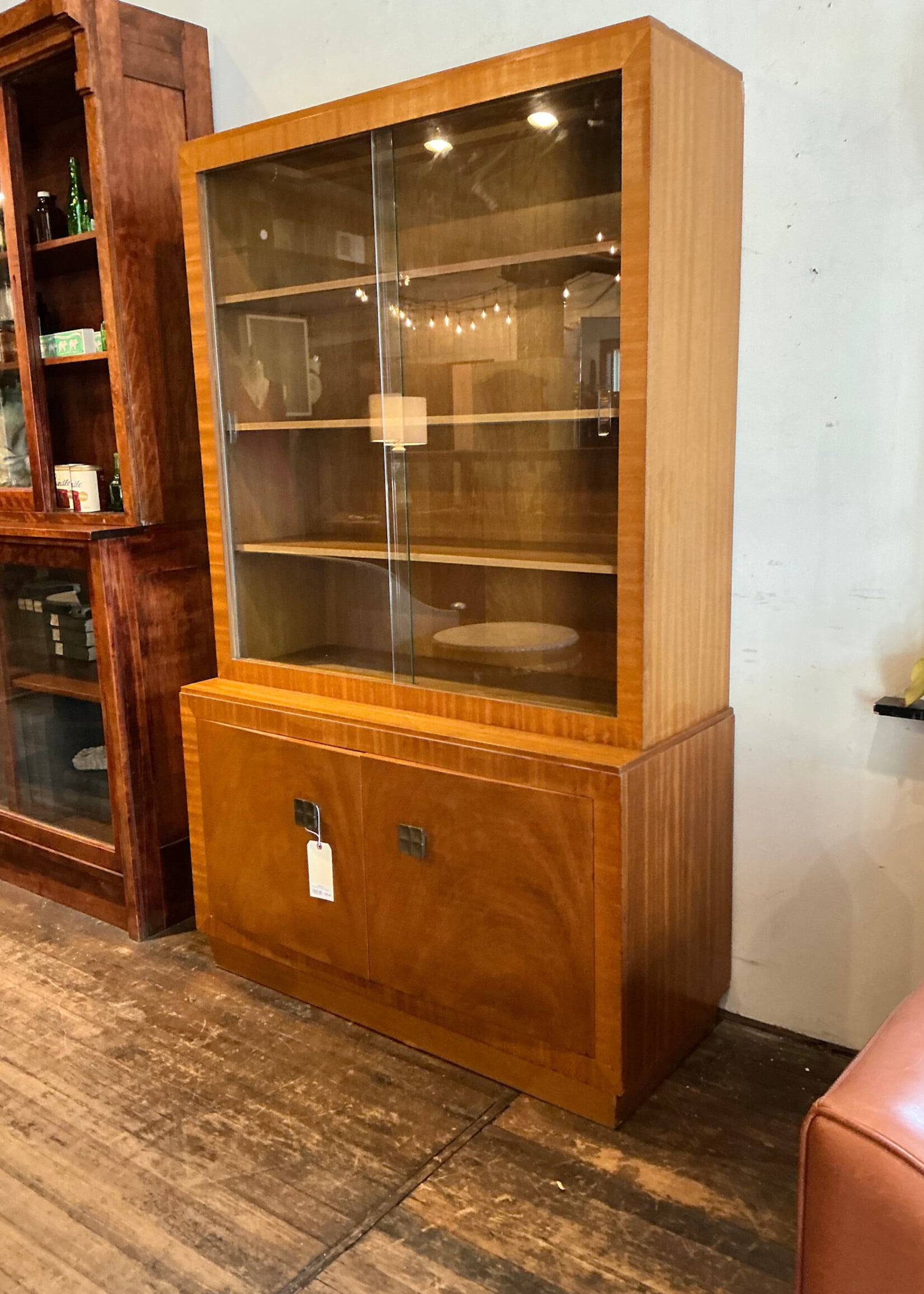 GOODWOOD Sliding Door Art Deco Bookcase