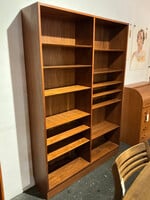 GOODWOOD Walnut Hundevad Double Bookcase