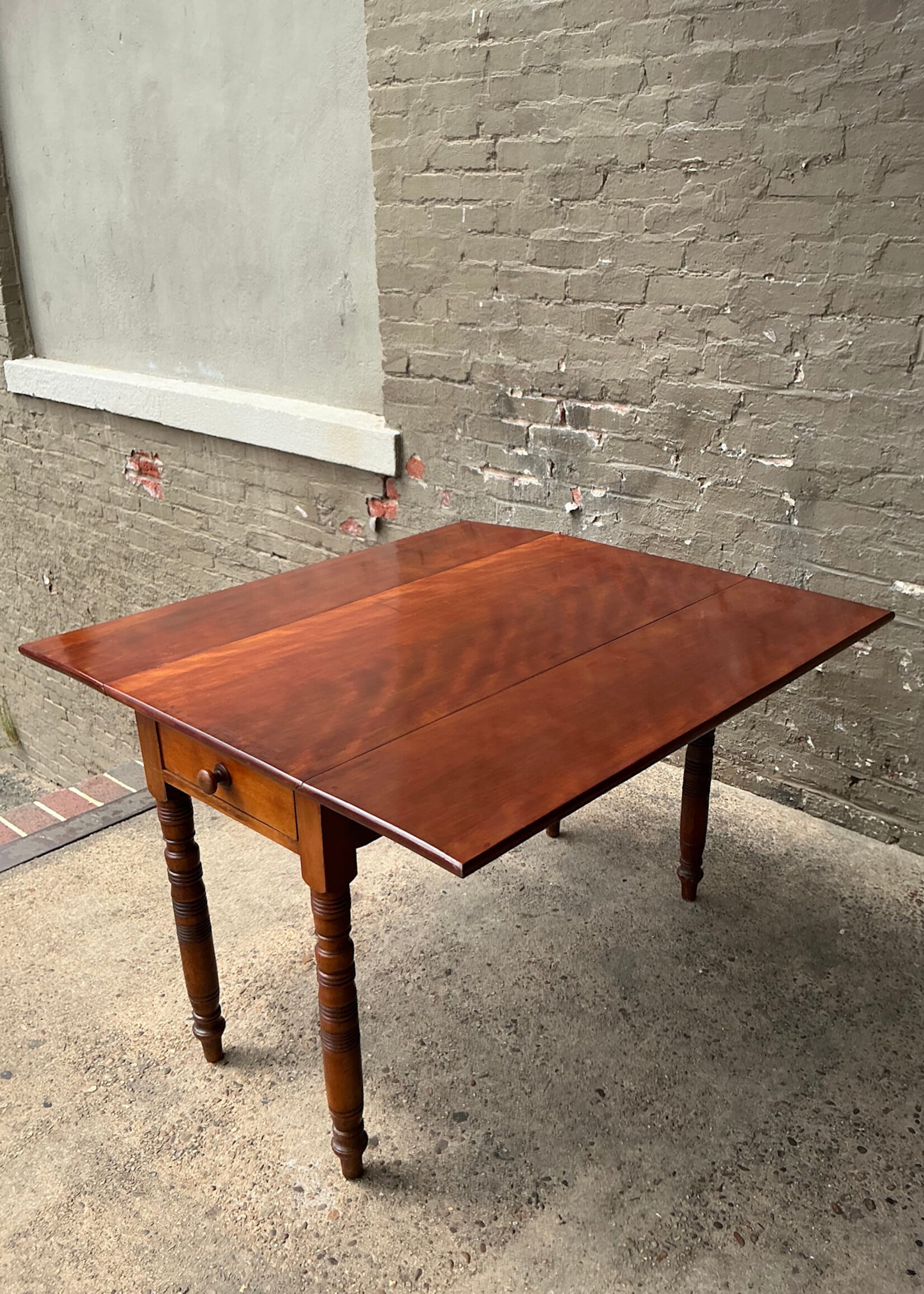 GOODWOOD Antique Mahogany Drop Leaf Table