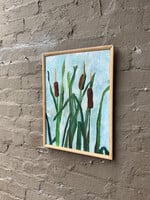 GOODWOOD Cattails, Acrylic on Board