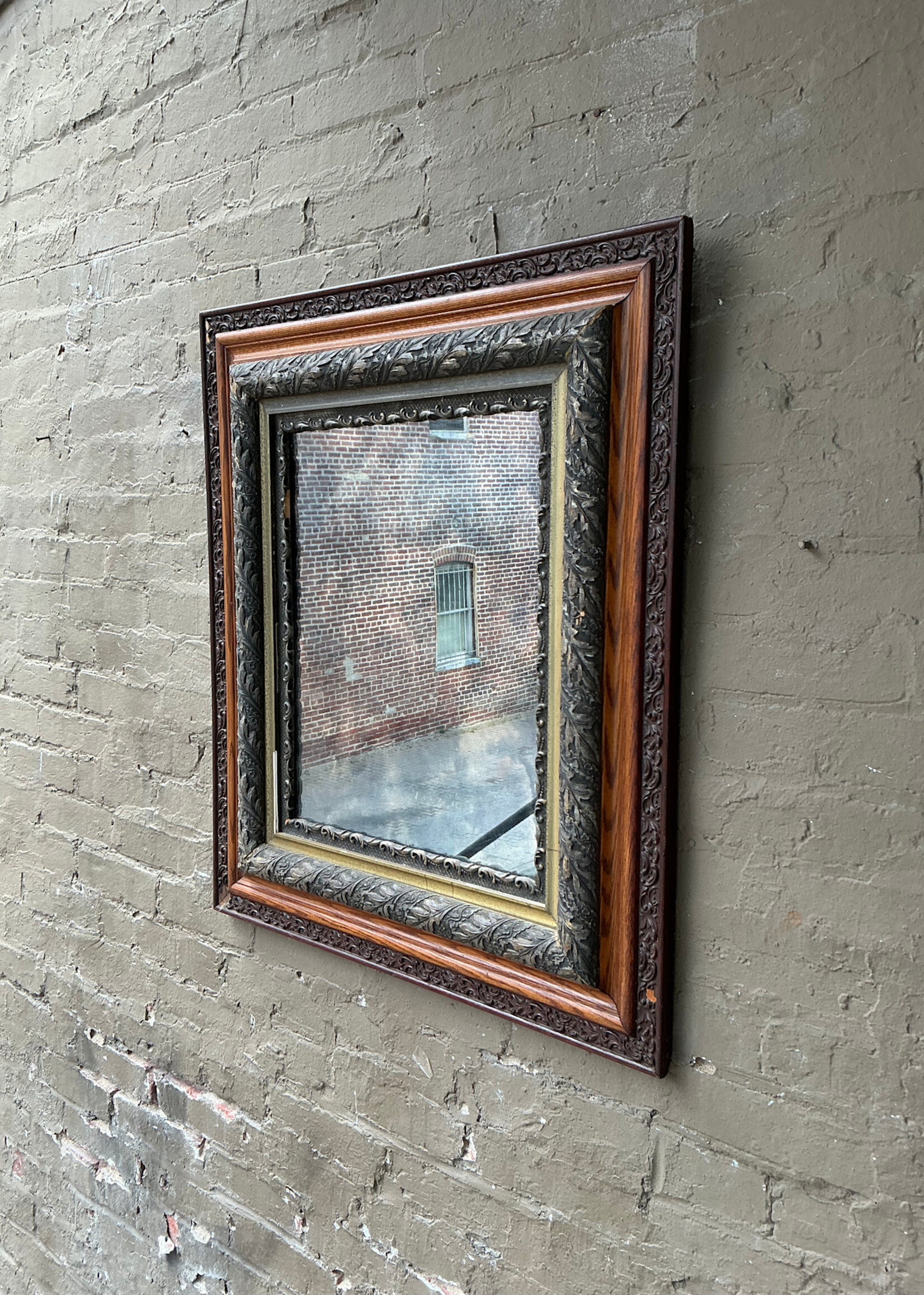 GOODWOOD Victorian Oak and Gilt Mirror