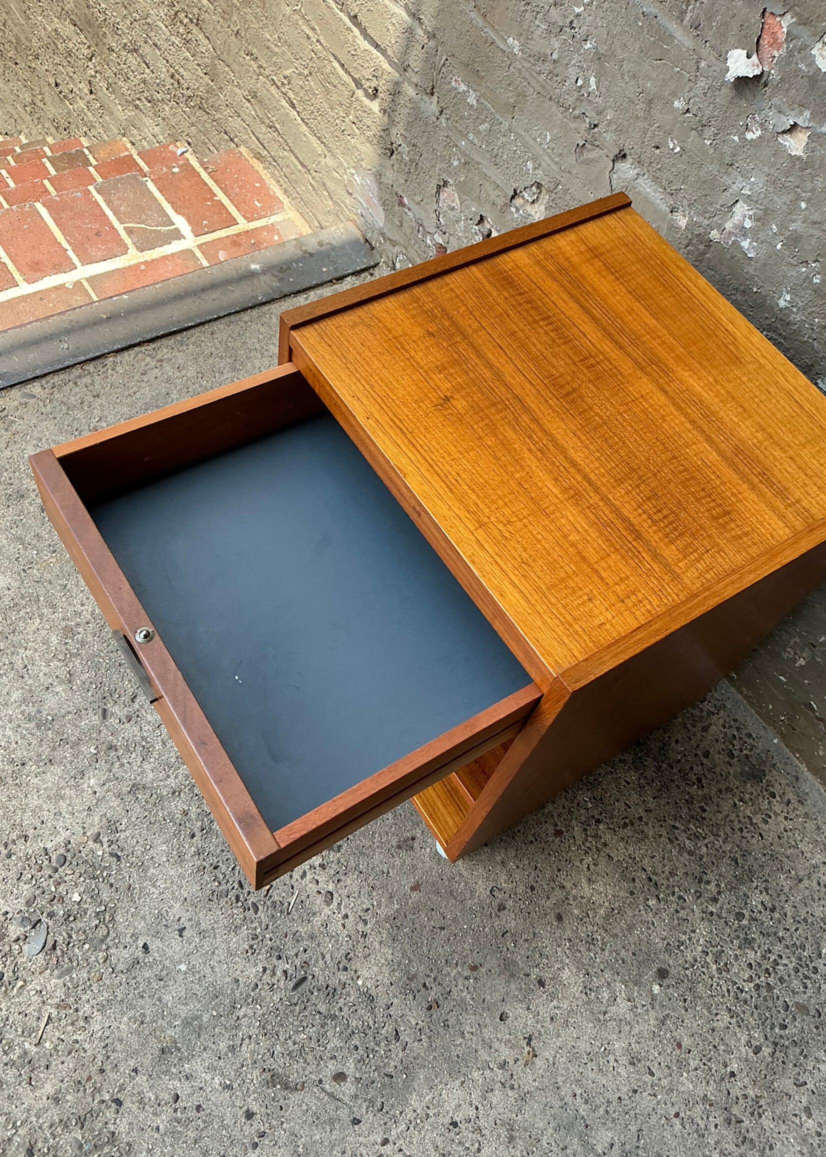 GOODWOOD Danish Modern Teak Nightstand