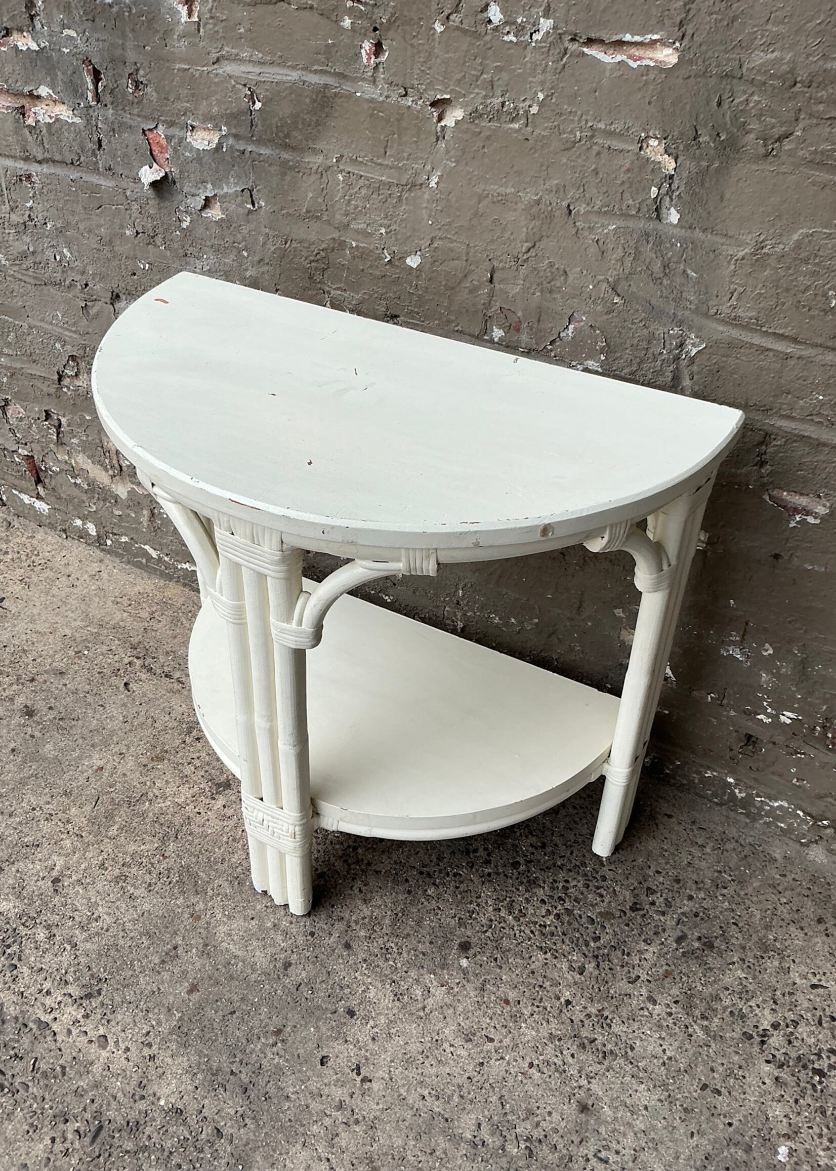 GOODWOOD Painted Demilune Table