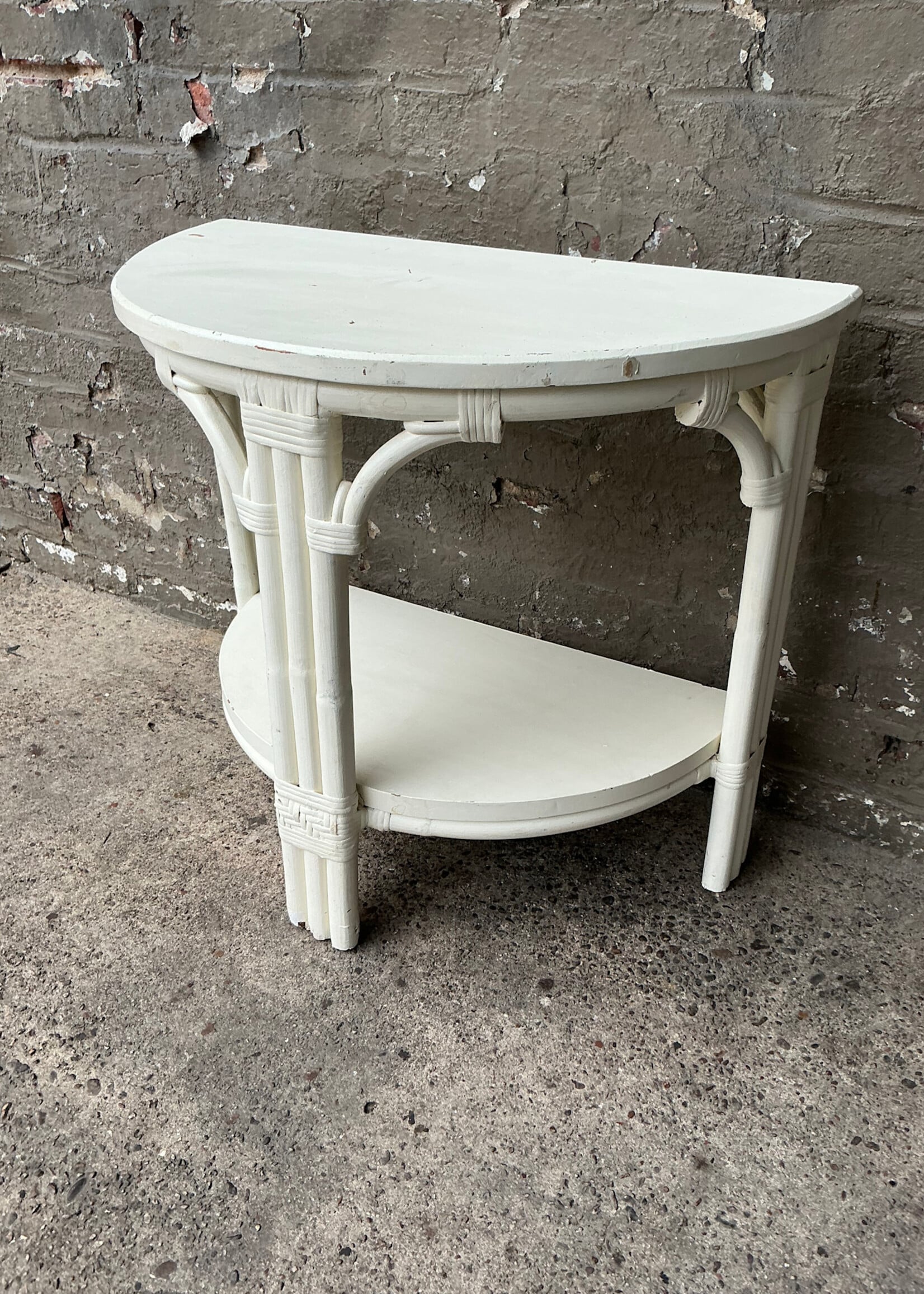 GOODWOOD Painted Demilune Table