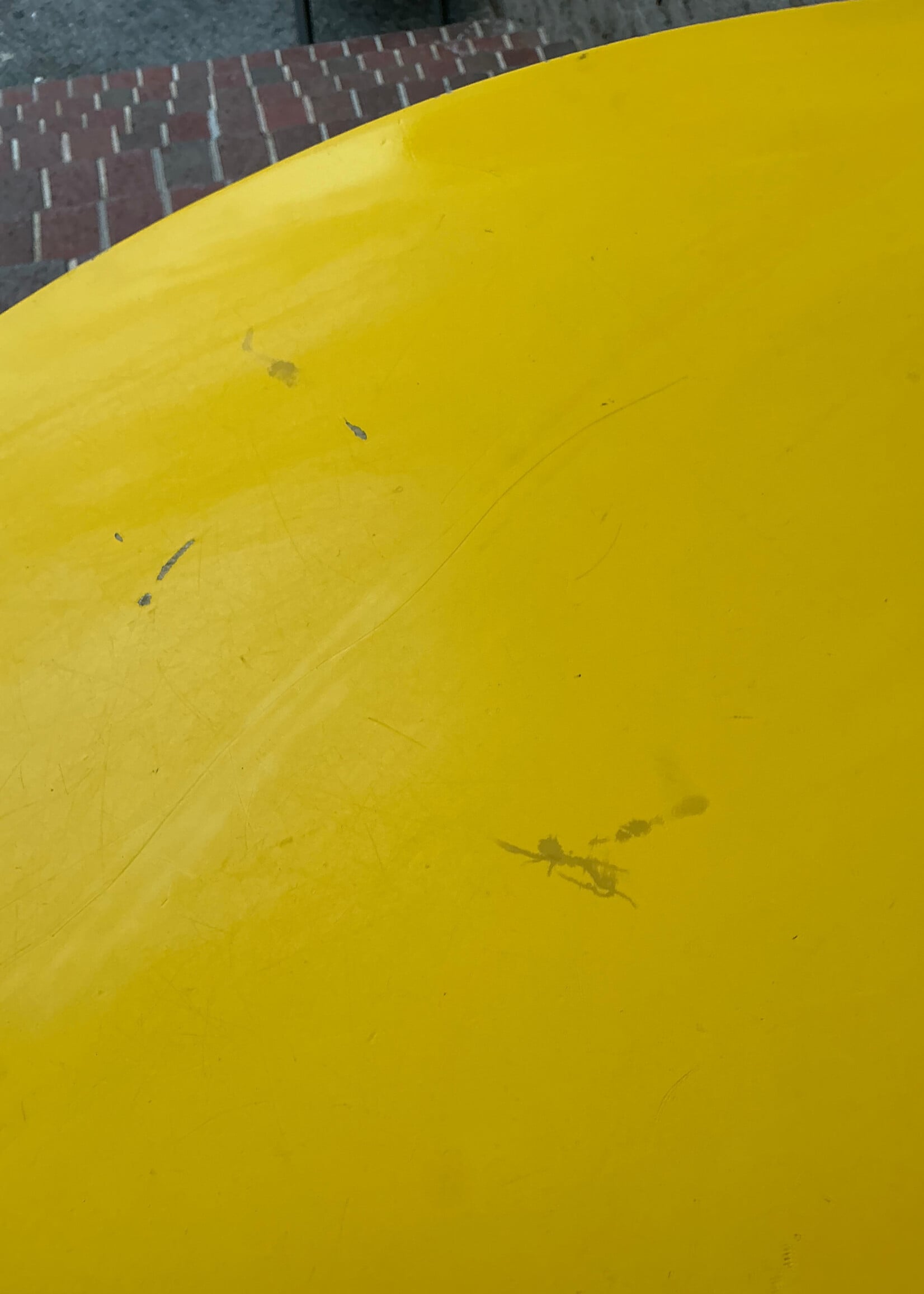 GOODWOOD Vintage Yellow Painted Table (1 Leaf)