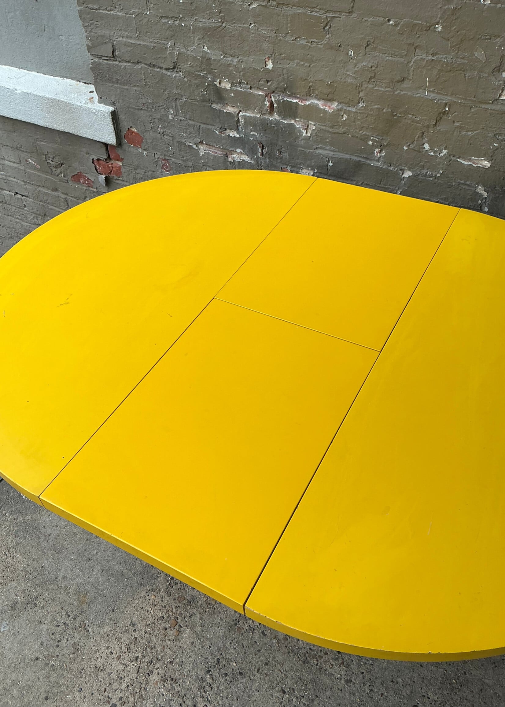 GOODWOOD Vintage Yellow Painted Table (1 Leaf)