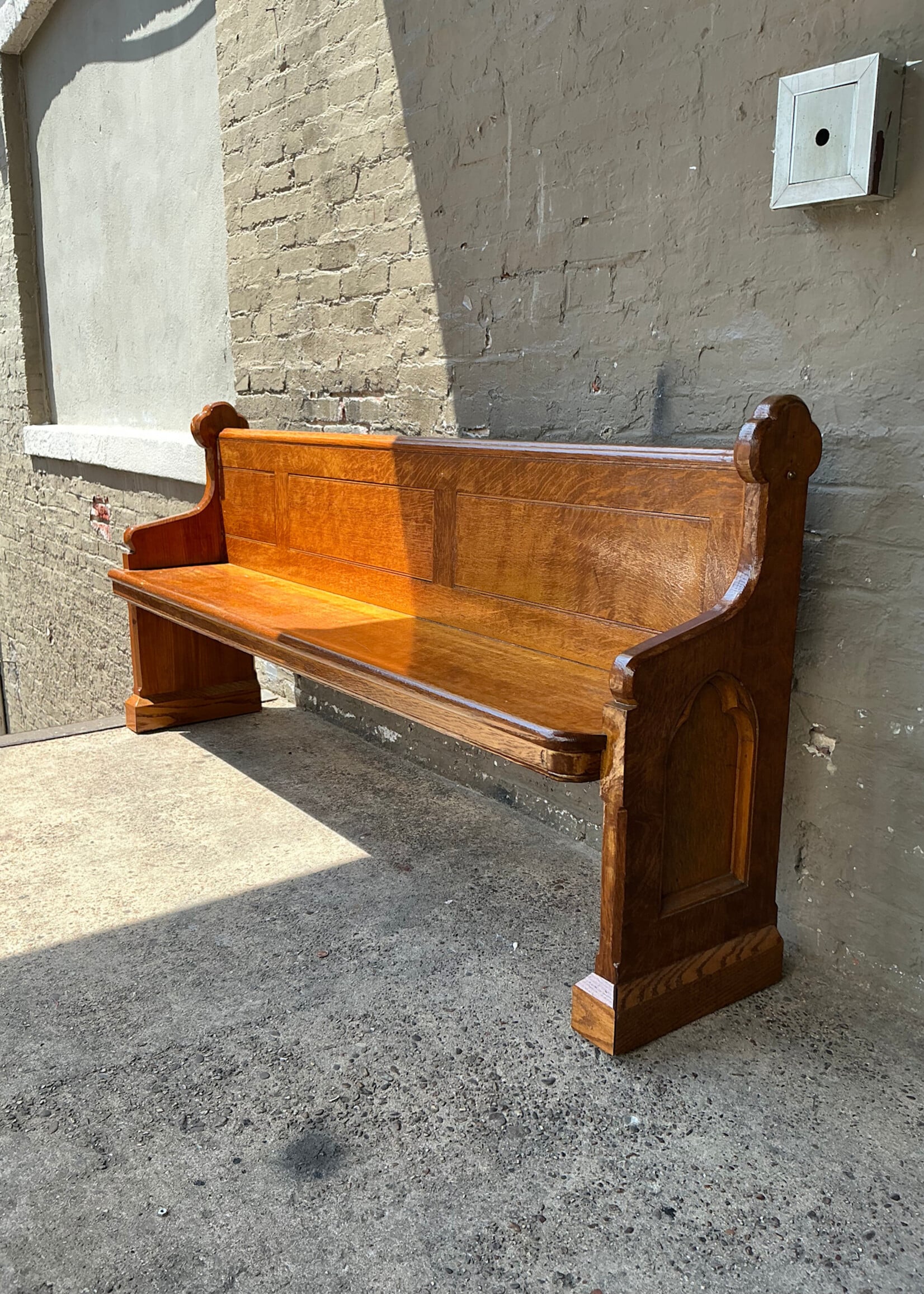 GOODWOOD Antique Oak Pew