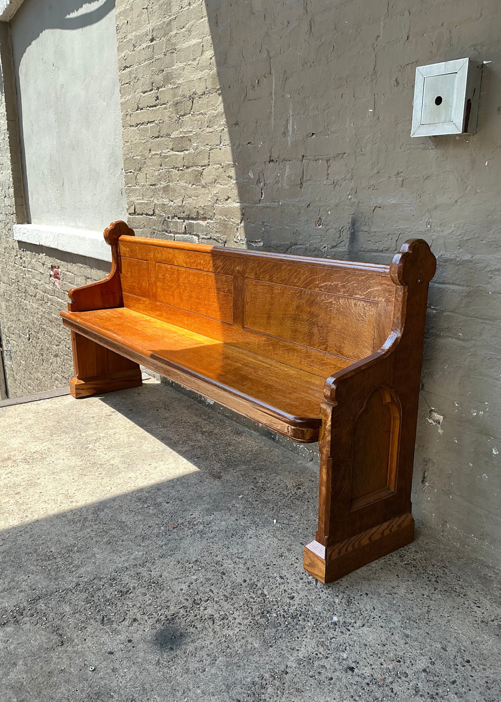 GOODWOOD Antique Oak Pew