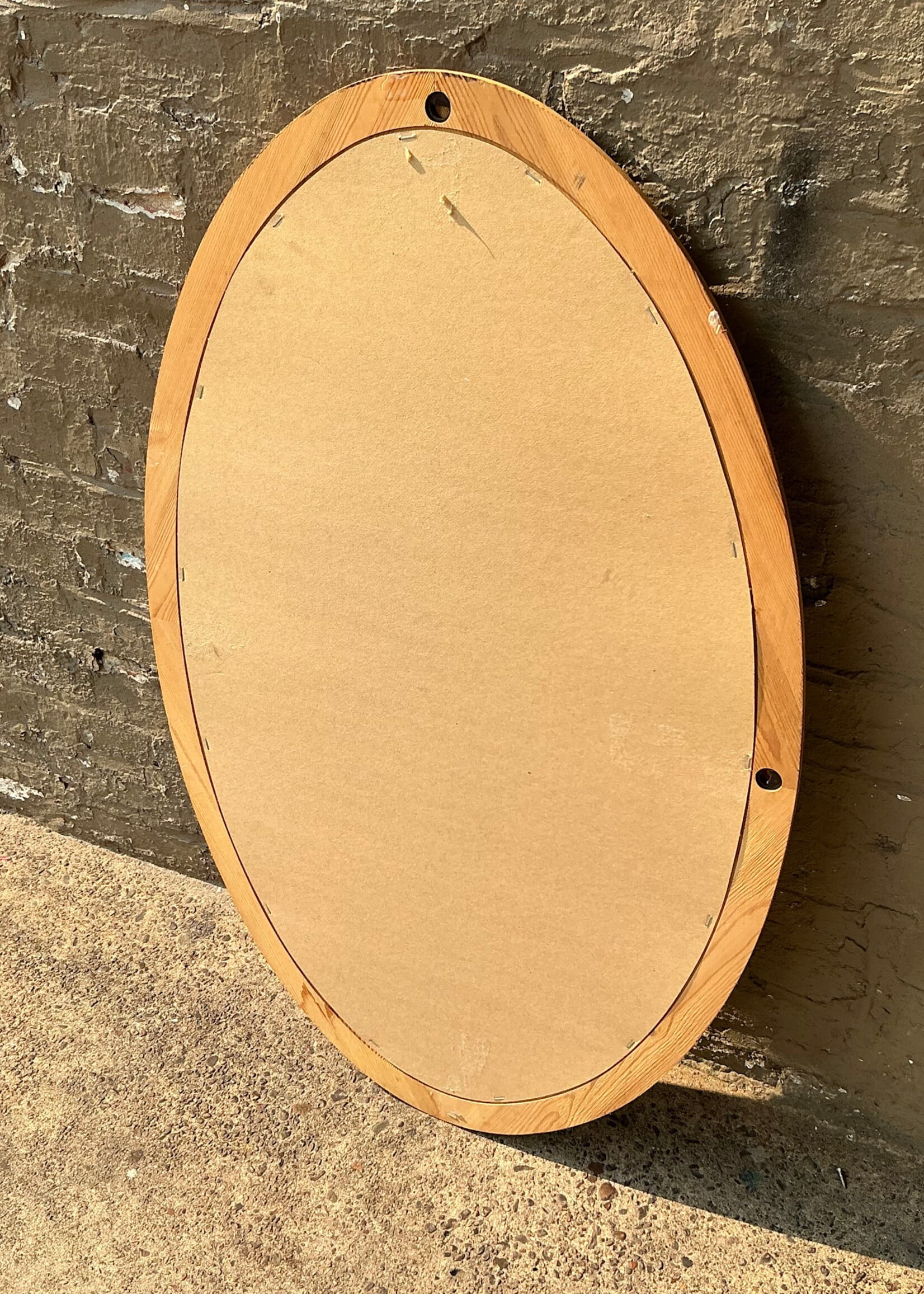 GOODWOOD Oval Pine Mirror