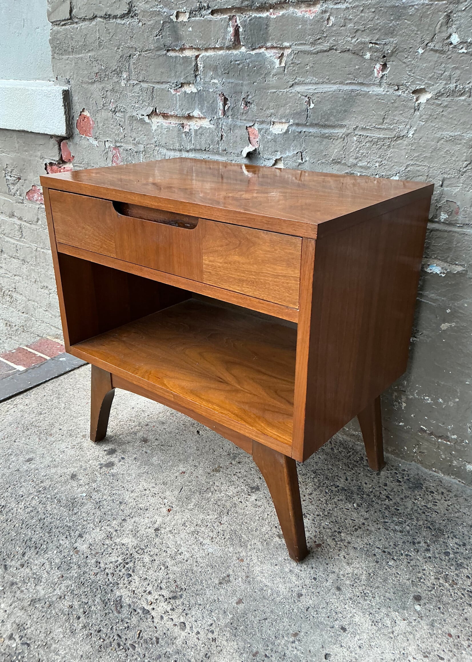 GOODWOOD Mid Century Modern Walnut Nightstand