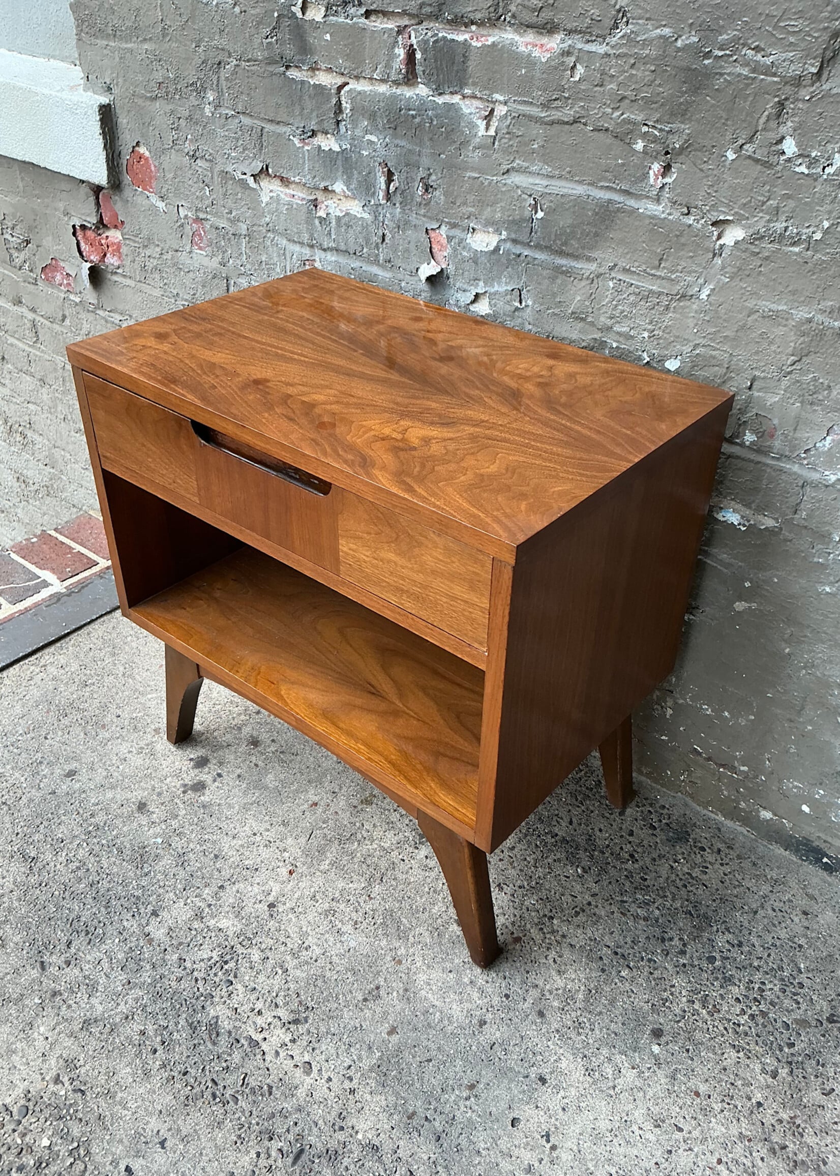 GOODWOOD Mid Century Modern Walnut Nightstand